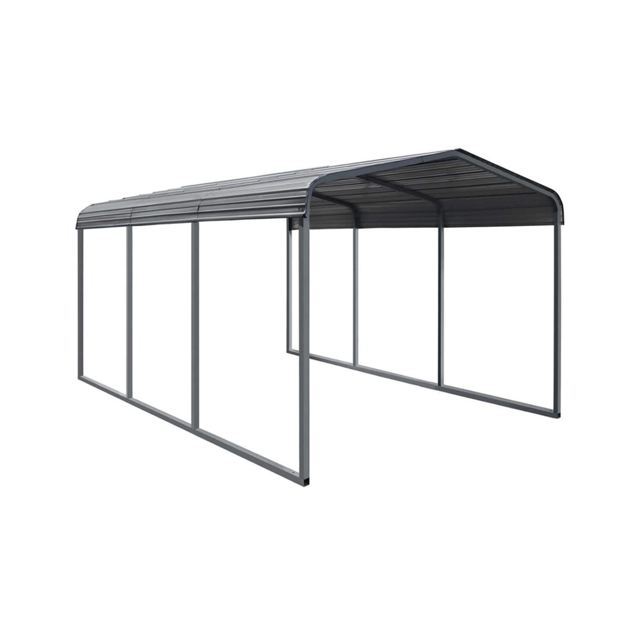 [10X15FT] Alora Large Heavy-Duty Outdoor Metal Carport For Cars, Trucks And Boats (SAK95738) - Image 7
