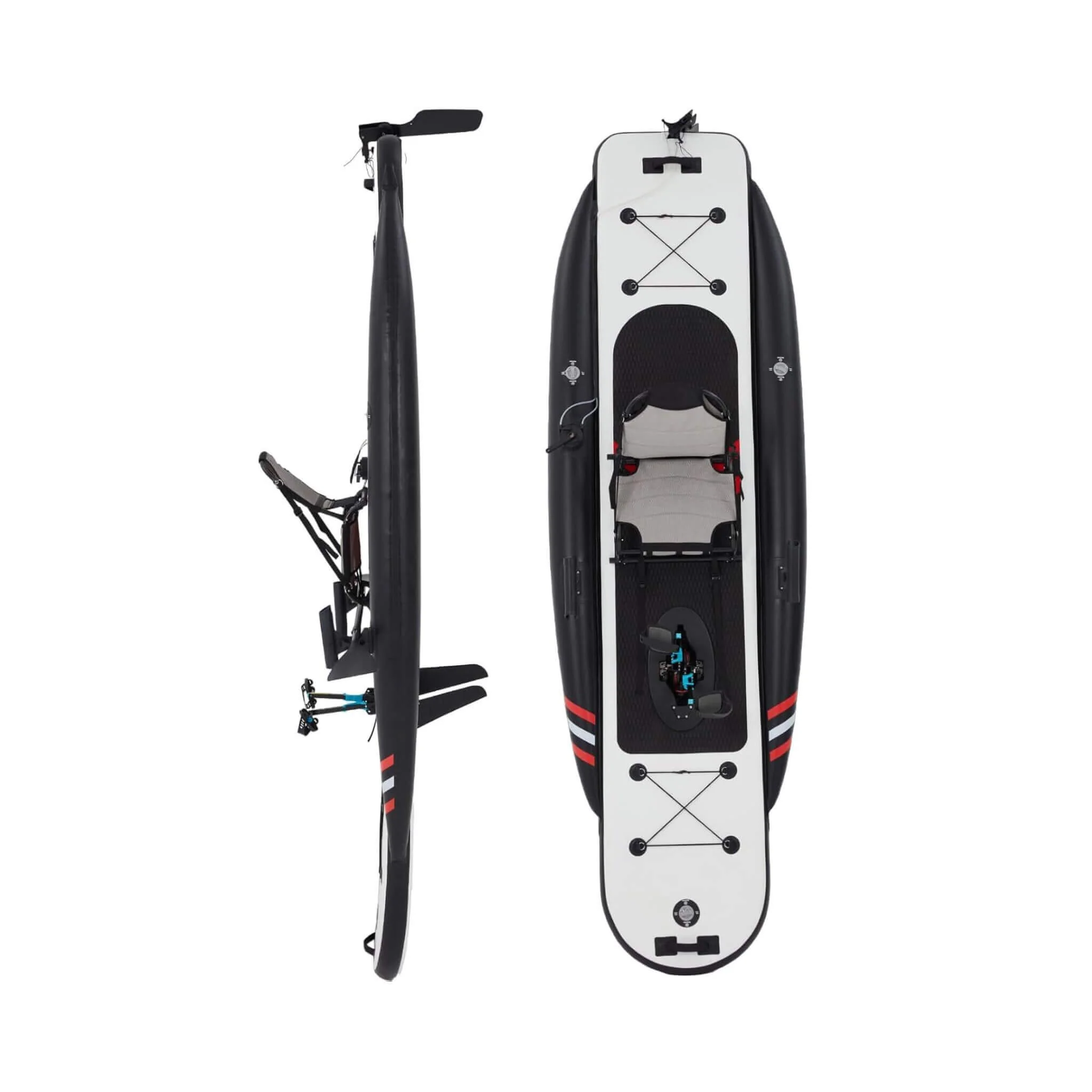 Premium 12FT Lightweight Inflatable Fishing Kayak With Pedal System (SAK15079) - Image 3