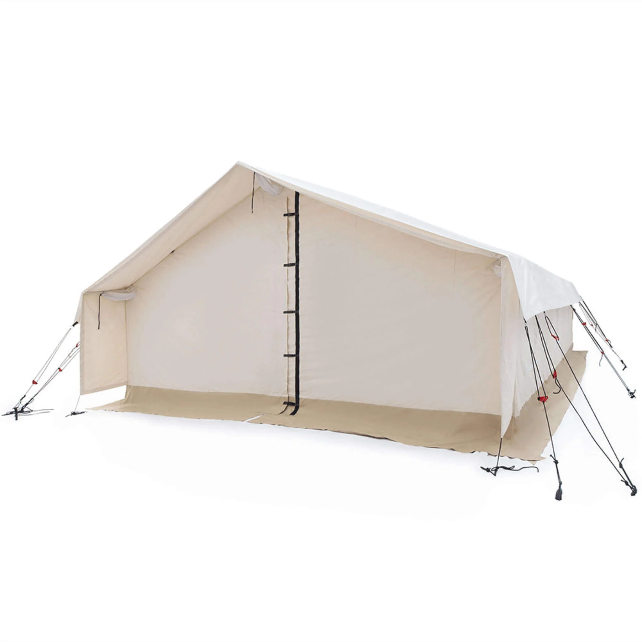 [14X16FT] White Duck Alpha Wall Tent With Heavy-Duty Frame And Bug Mesh Windows (SAK73214) - Image 4