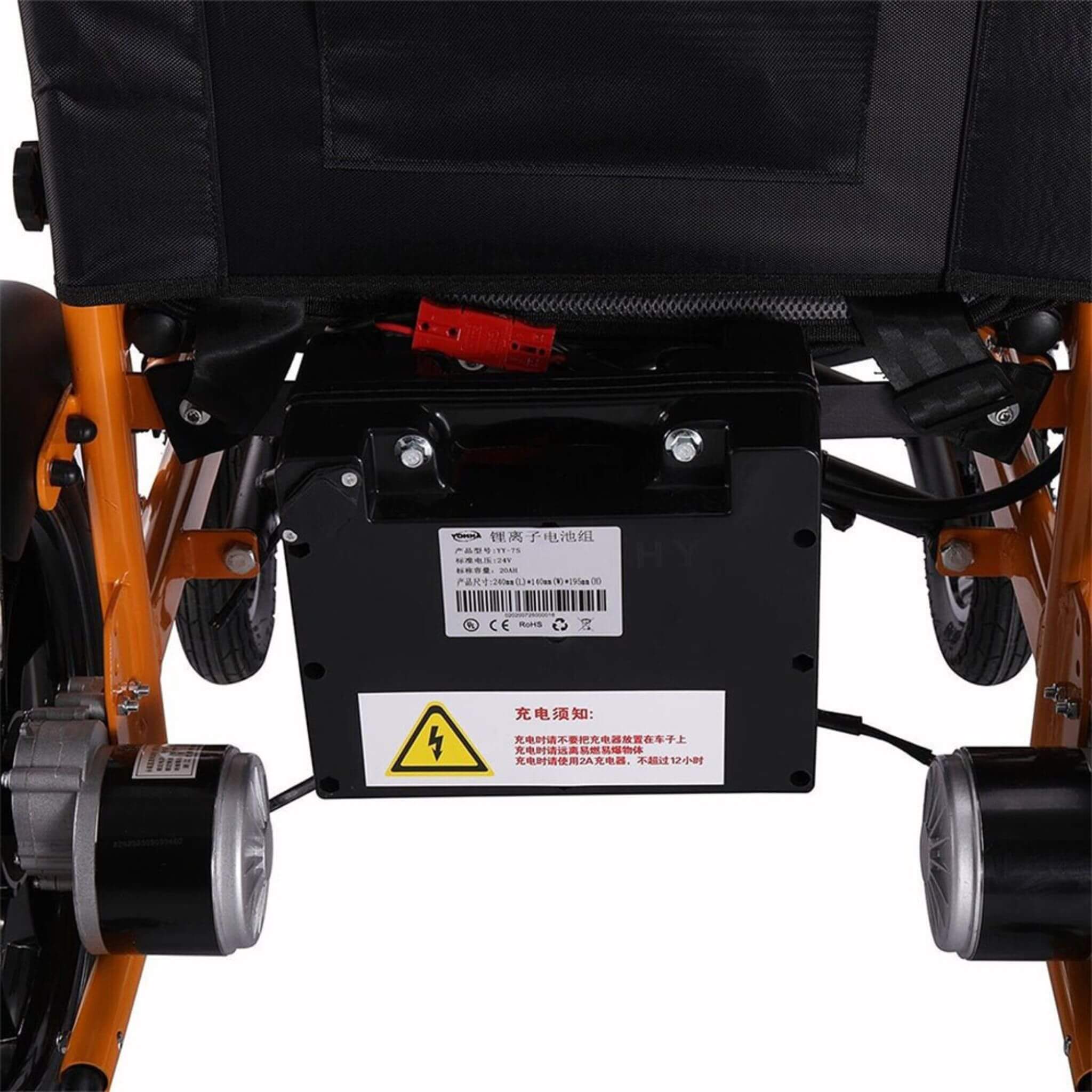 18-Inch Heavy-Duty 500W Electric Mobility Power Wheelchair, 265LBS (SAK74295) - Image 6