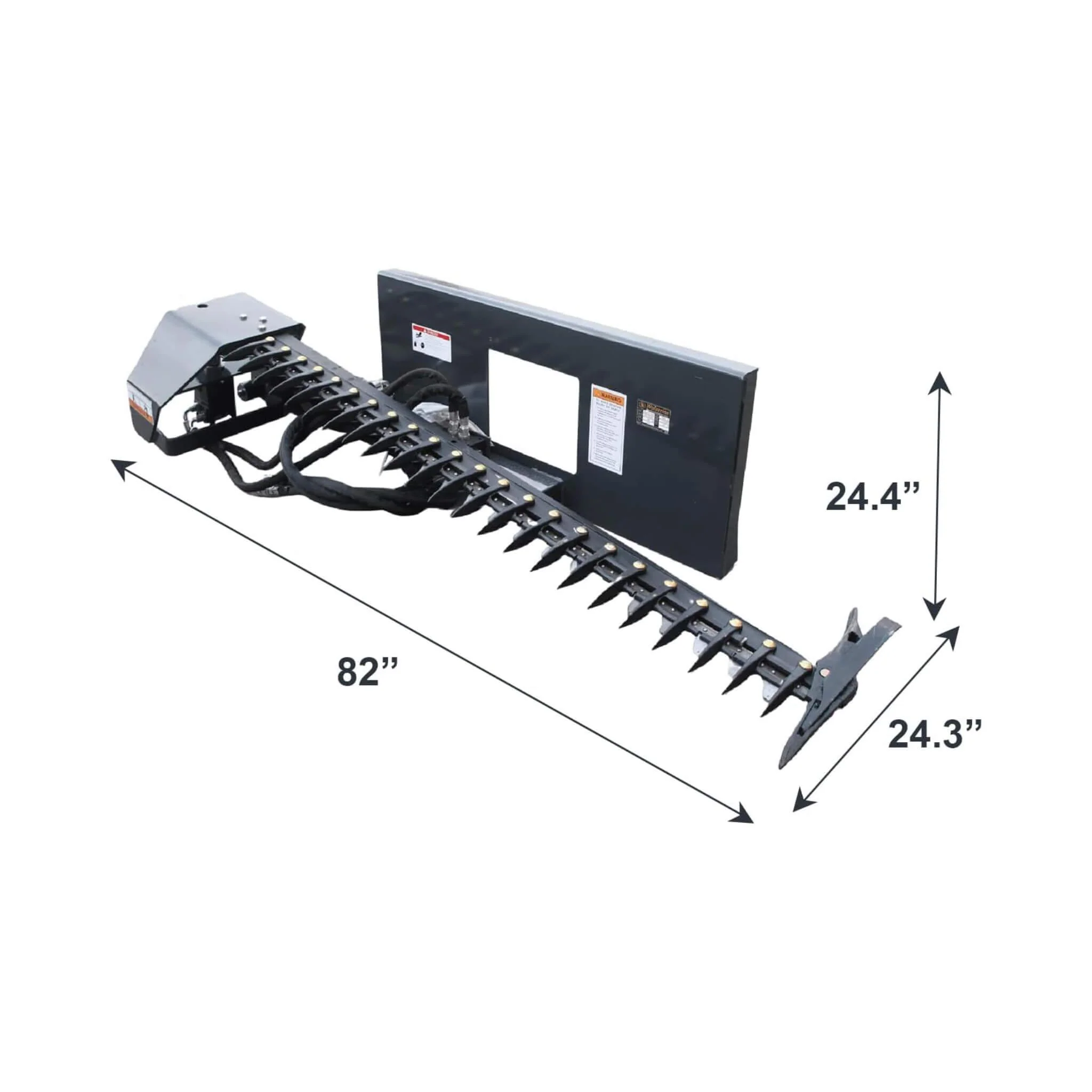 Heavy-Duty 72-Inch Sickle Bar Mower Skid Steer Loader Attachment (SAK81490) - Image 9