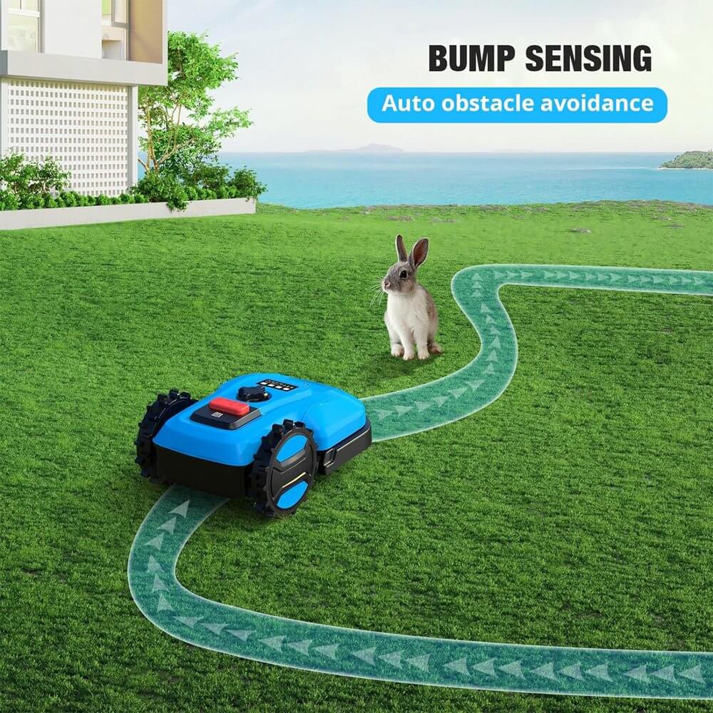 ACM 20V/4.0AH Smart Self-Charging Powerful Electric Automatic Lawn Mower With App Control (SAK68315) - Image 5