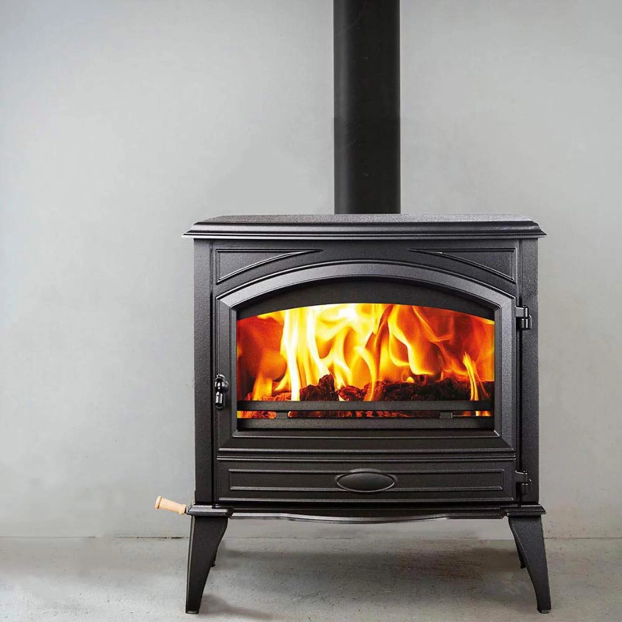 Amantii Lynwood Wood Burning Cast Iron Stove Fireplace [LYNWOOD-W76] (SAK25618) - Image 5