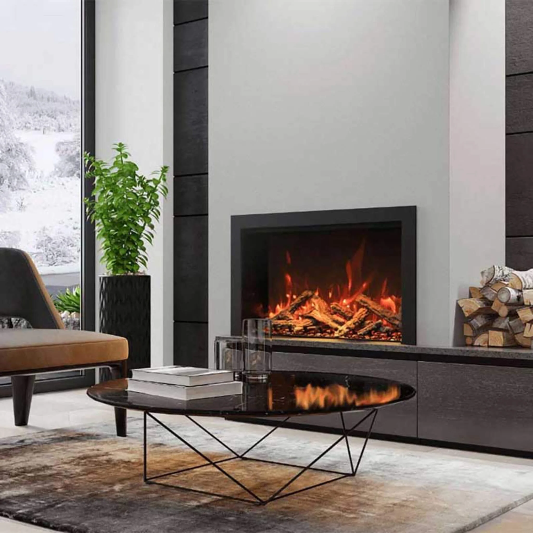 Amantii TRD Smart Electric Fireplace Insert [TRD-26/30/38/44] (SAK83819) - Image 5