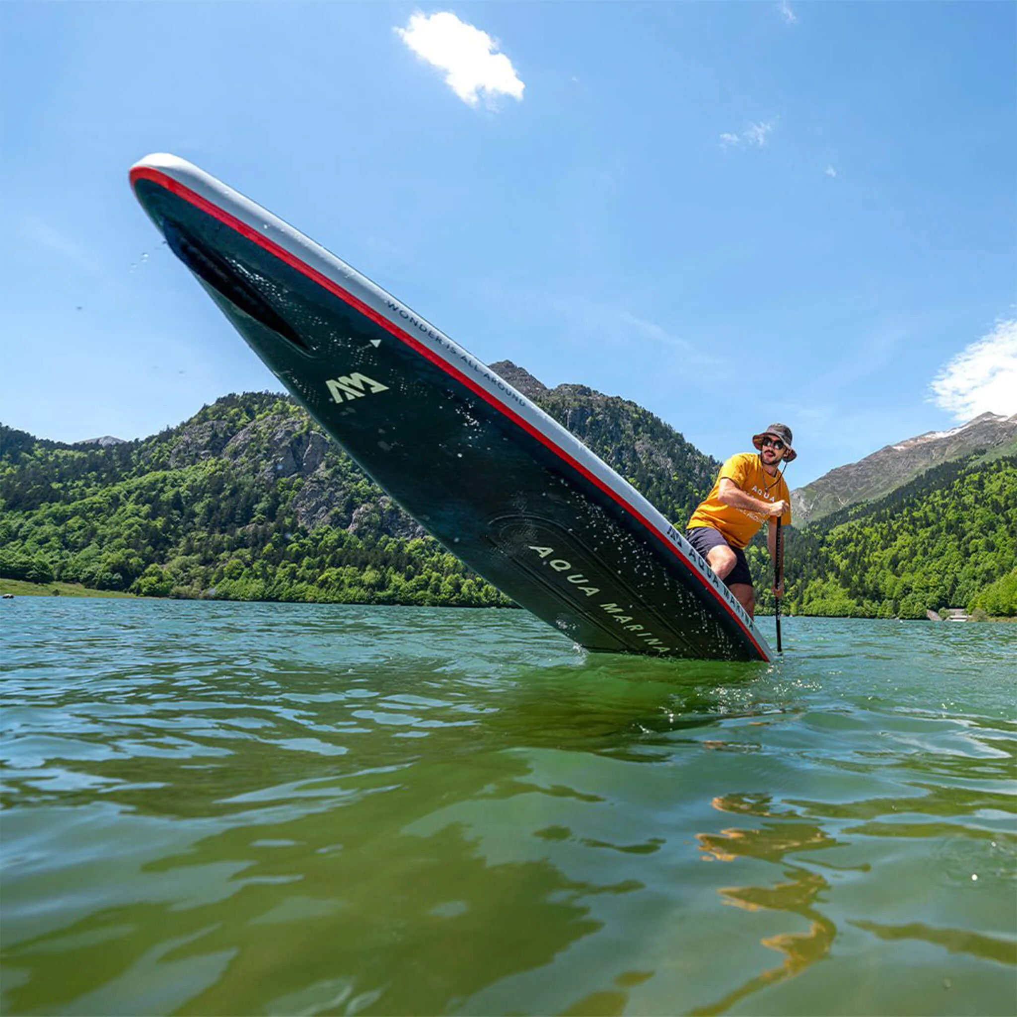 Aqua Marina Hyper 12FT Navy Touring SUP With Hydrodynamic Rail Edges & Adjustable Bungee [BT-23HY02] (SAK23285) - Image 10