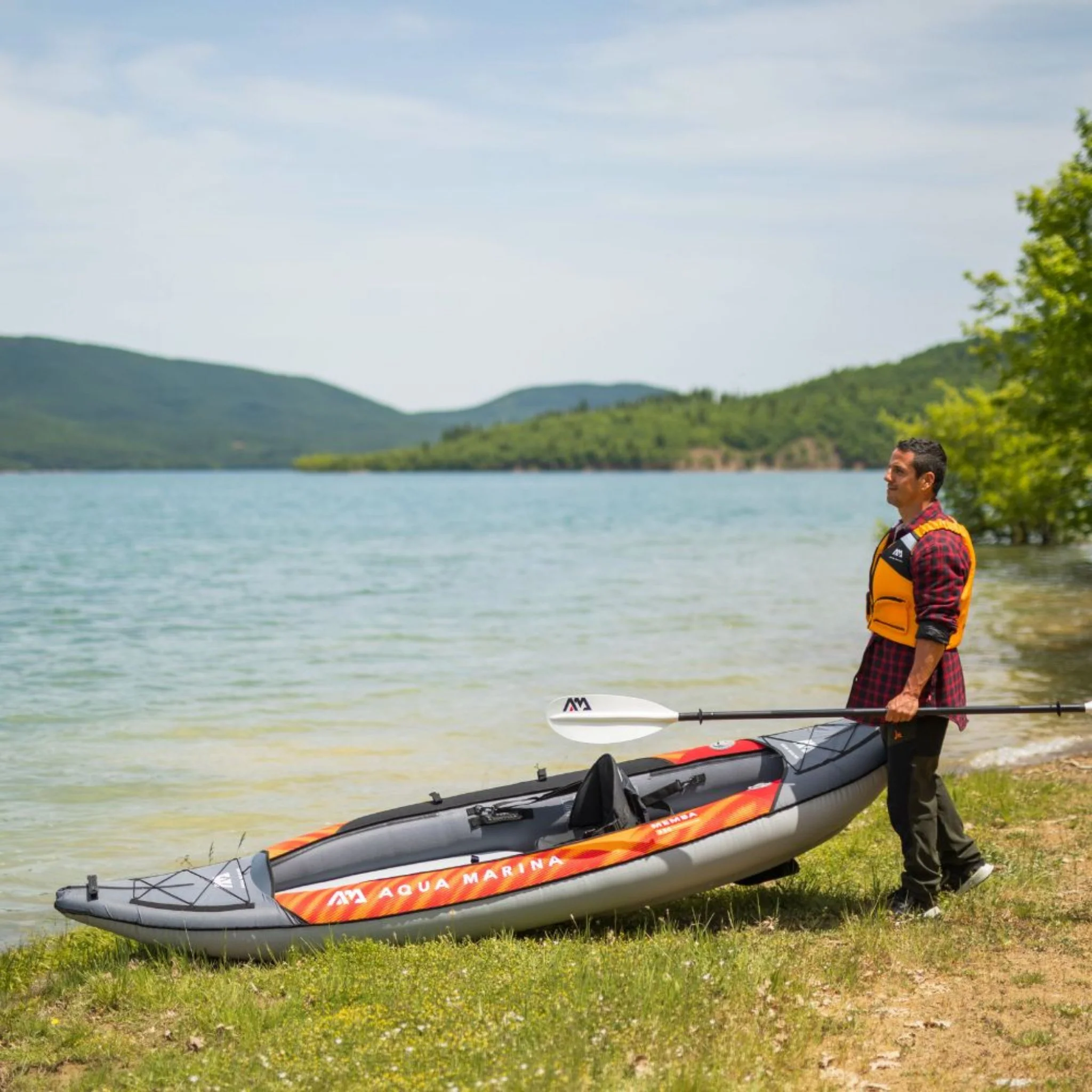 Aqua Marina Memba 330 10FT 1-Person Ultra Stiff Touring Kayak With Double Wall Fabric Floor [ME-330] (SAK56789) - Image 9