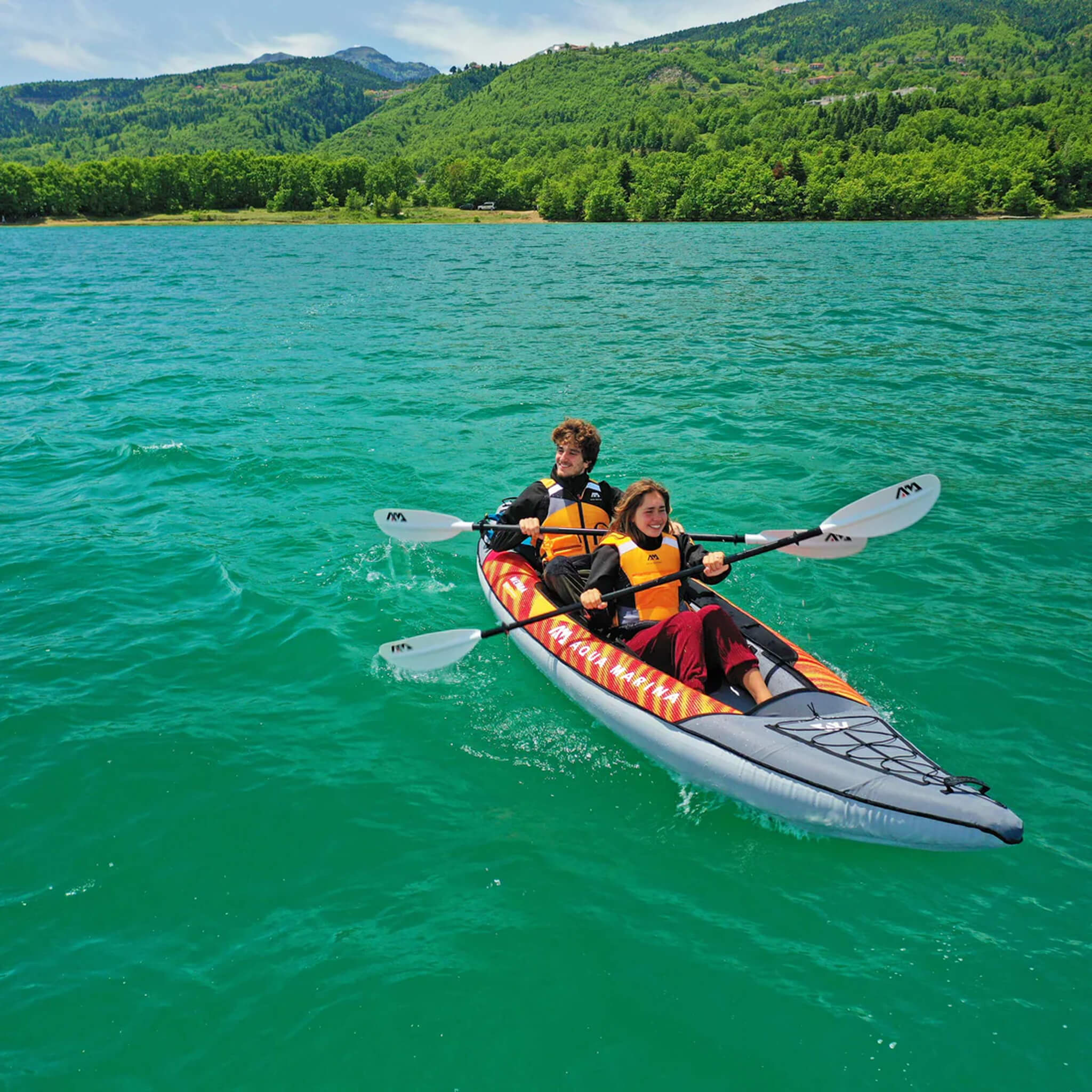 Aqua Marina Memba 390 Premium 12FT 2-Person Touring Kayak With DWF Deck And Paddles [ME-390] (SAK17282) - Image 15
