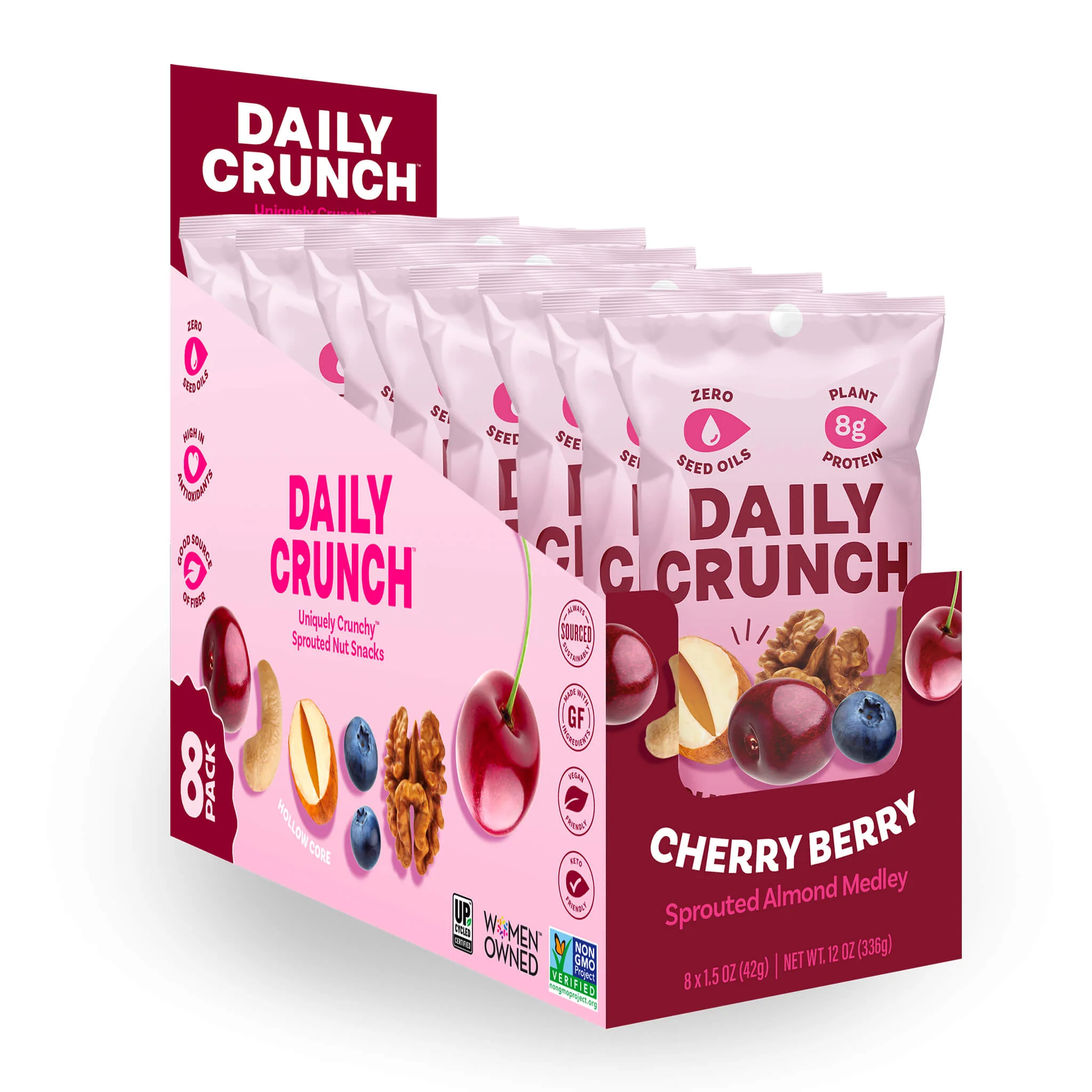 Daily Crunch Cherry Berry Nut Medley (Snack Pack) - Image 2