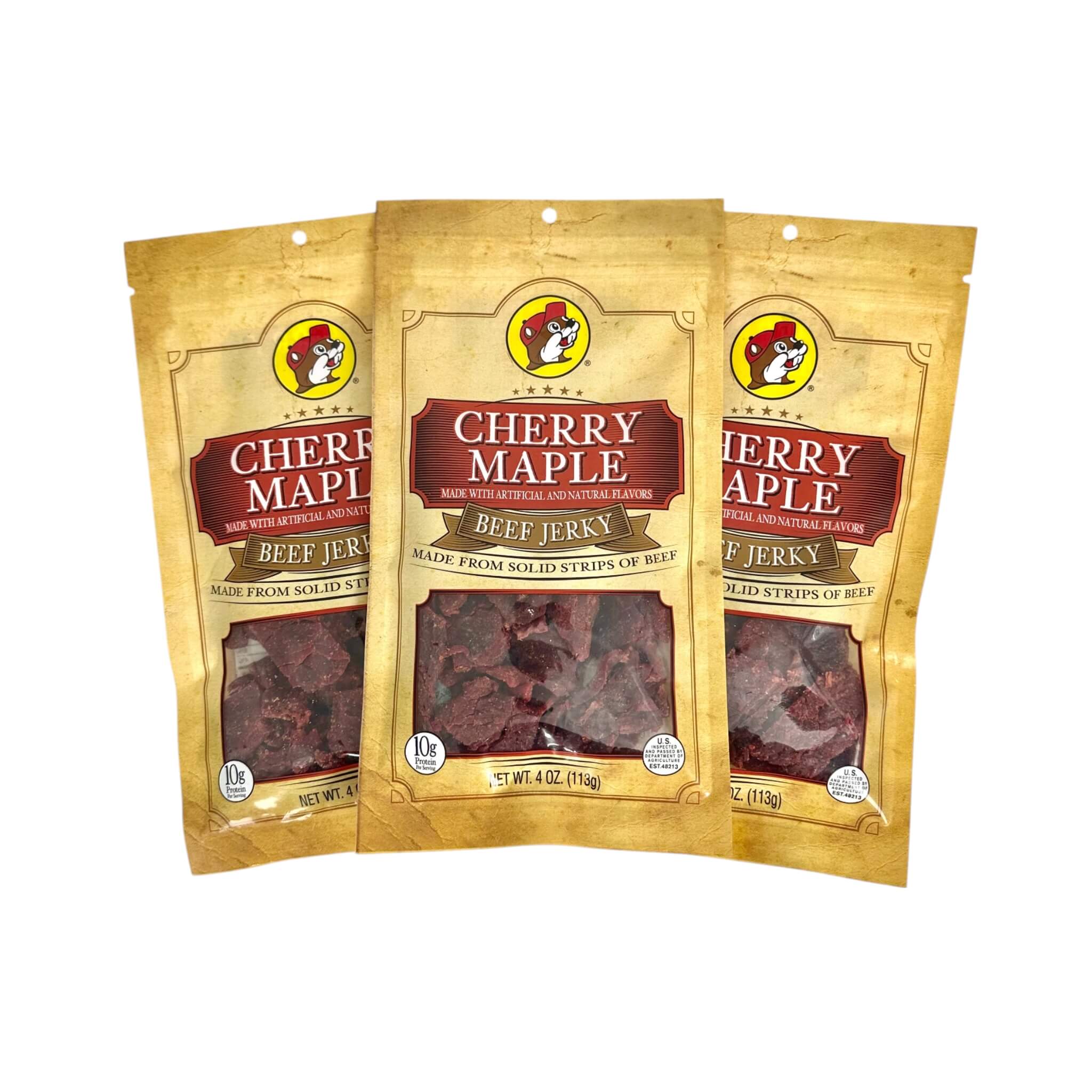 Buc-ee’s Premium Cherry Maple Beef Jerky (SAK14795) - Image 4