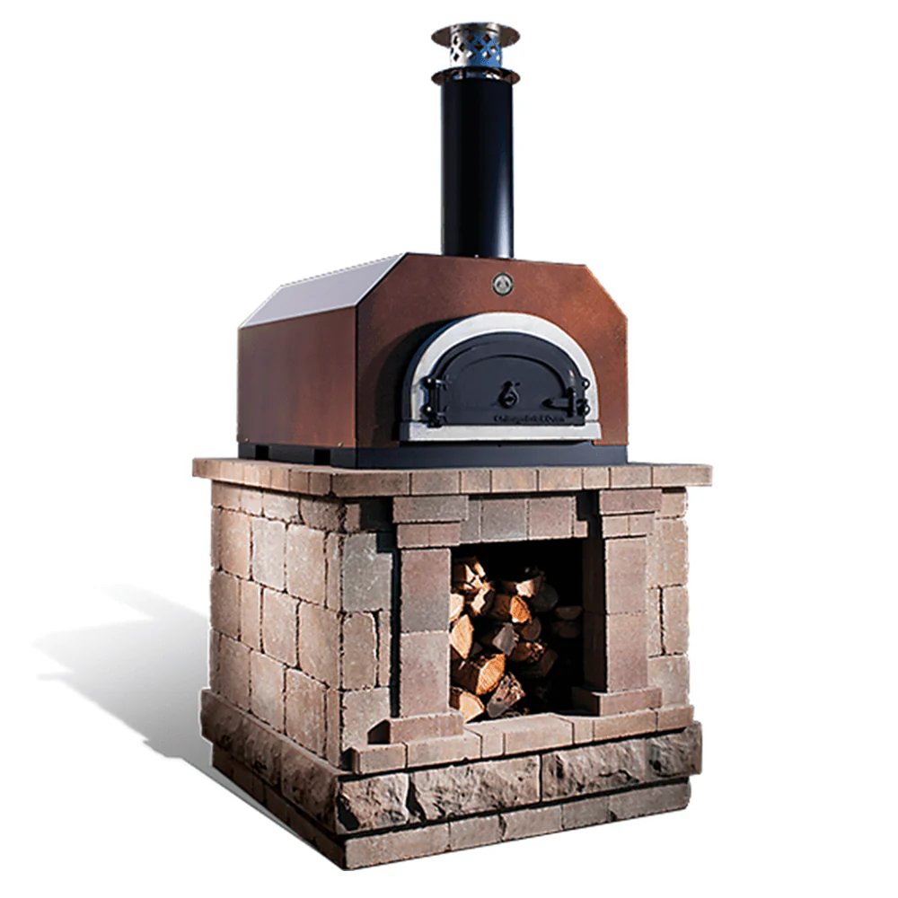 Chicago Brick Oven CBO-500 Countertop Wood Fired Pizza Oven With (27x22)" Heart Space [CBO-O-CT-500] (SAK75148) - Image 8