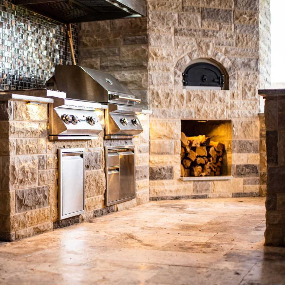 Chicago Brick Oven CBO-750 Wood Fired Pizza Oven DIY Kit With 38" x 28" Cooking Surface [CBO-O-KIT-750] (SAK51793) - Image 4