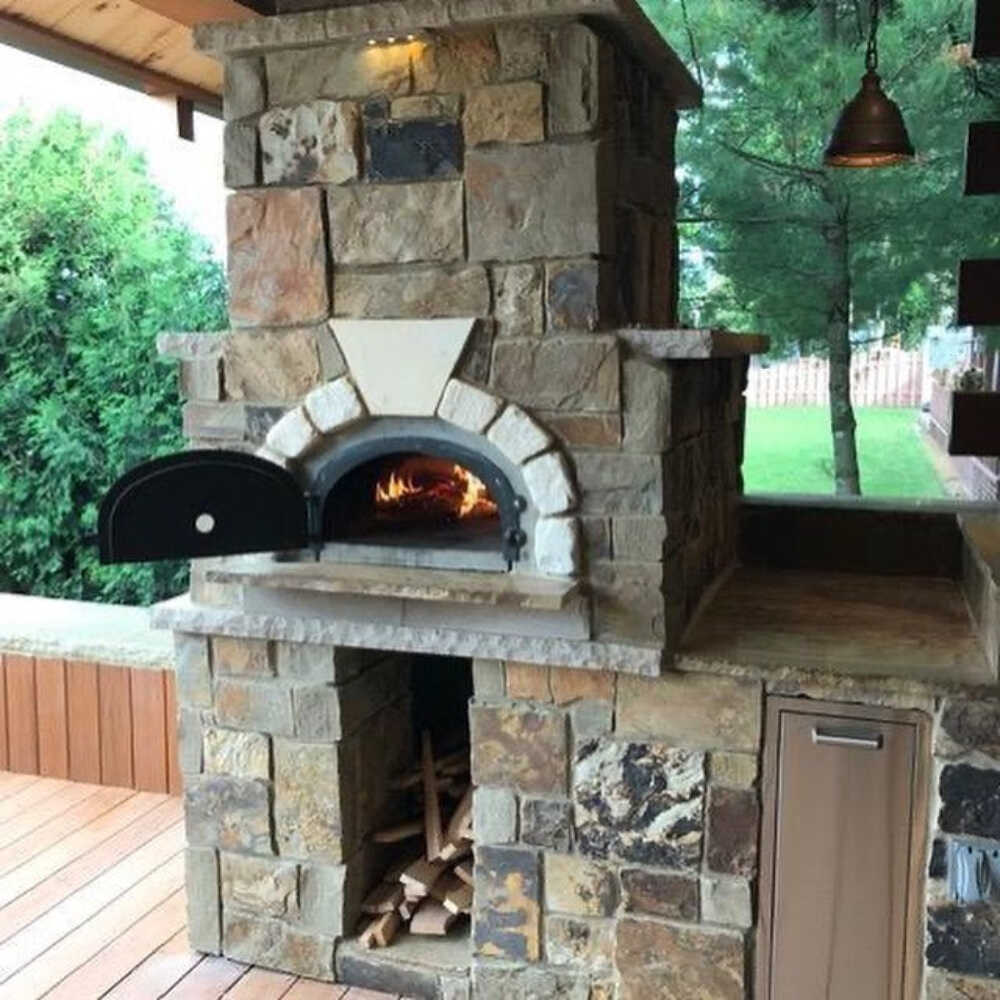 Chicago Brick Oven CBO-750 Wood Fired Pizza Oven DIY Kit With 38" x 28" Cooking Surface [CBO-O-KIT-750] (SAK51793) - Image 9