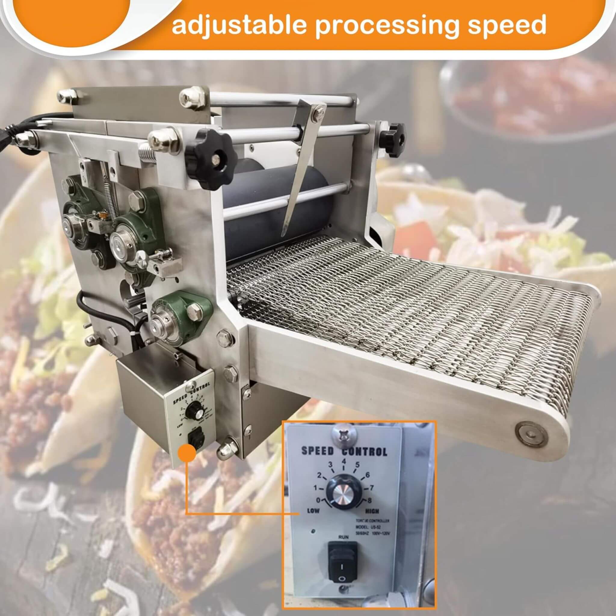 Heavy-Duty Commercial Automatic Corn Tortilla Making Machine (SAK60513) - Image 4