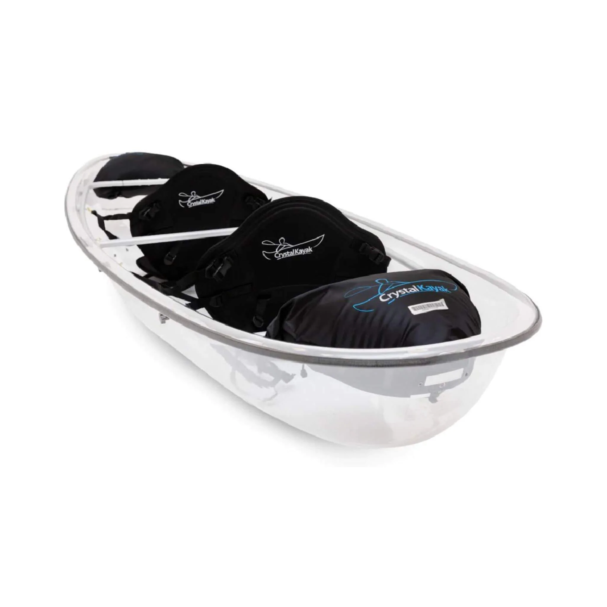 Crystal Kayak Premium 2-Person Outdoor Clear Bottom Explorer Kayak With Paddles, 11FT (SAK59460) - Image 4