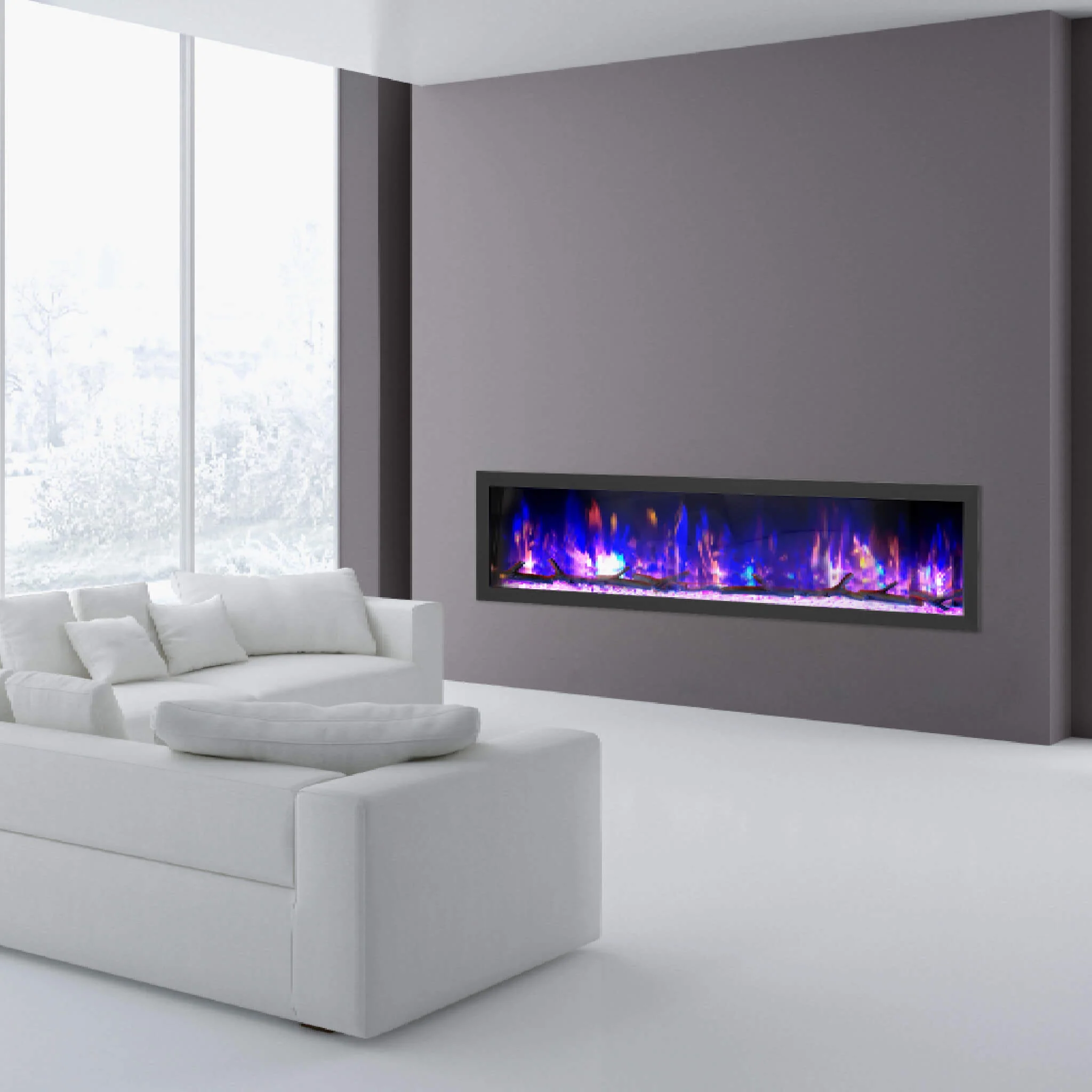 Dynasty Cascade 74" Smart Linear Electric Fireplace [DY-BTX74] (SAK61984) - Image 10