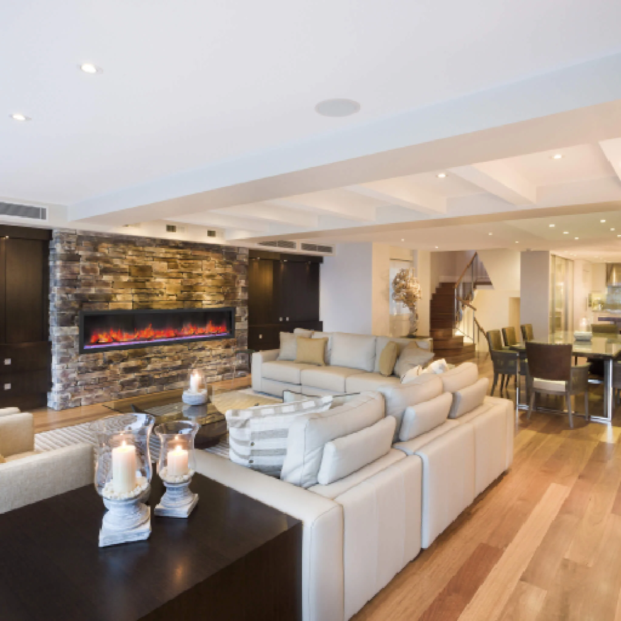 Dynasty Cascade 82" Recessed Linear Electric Fireplace [DY-BTX82] (SAK30567) - Image 11