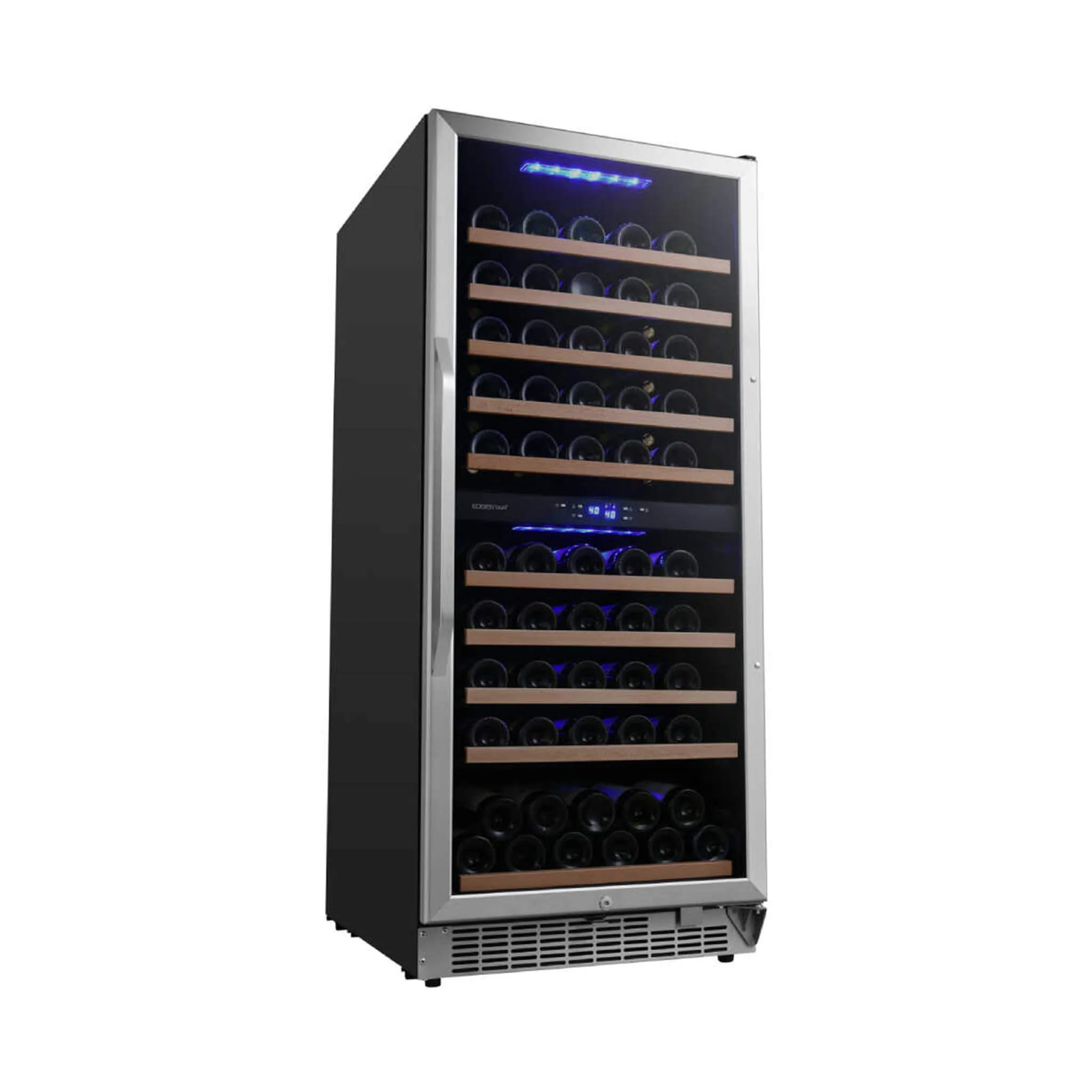 Edgestar Premium 24-Inch 101 Bottle Capacity Built-In Dual Zone Wine Cooler (SAK92835) - Image 5