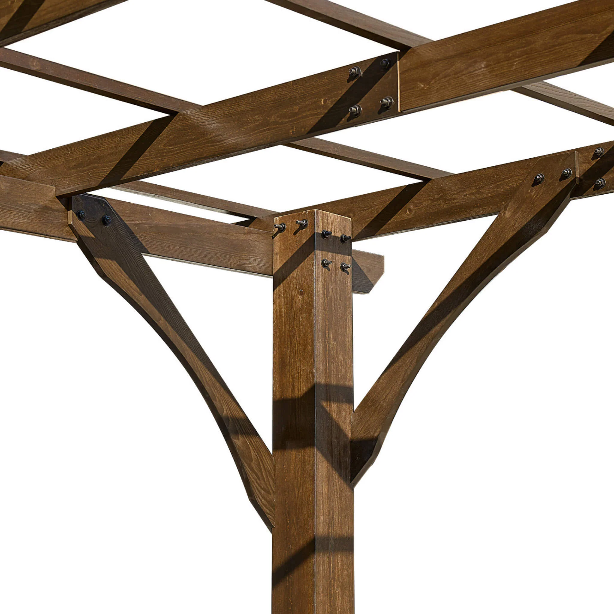[10X12FT] Alora Premium Outdoor Brown Cedar Wood Pergola For Spacious Patios (SAK45639) - Image 19