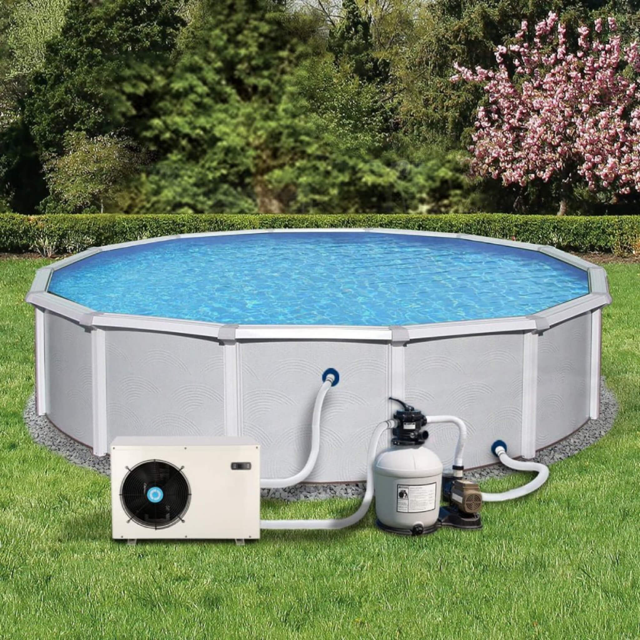 Energy-Saving Electric Swimming Pool Heat Pump For Above And Inground Pools, 6000 Gallons (SAK93541) - Image 4