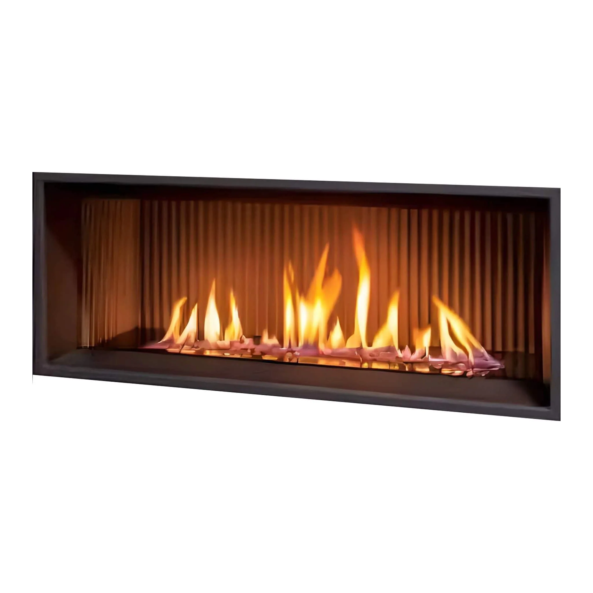 Enviro IPI Direct Vent Linear Natural Gas Fireplace Dexen With Burner Tray, Vermiculite, Top Led Kit, Steel Liner & Remote Control [C34ID] (SAK37951) - Image 4
