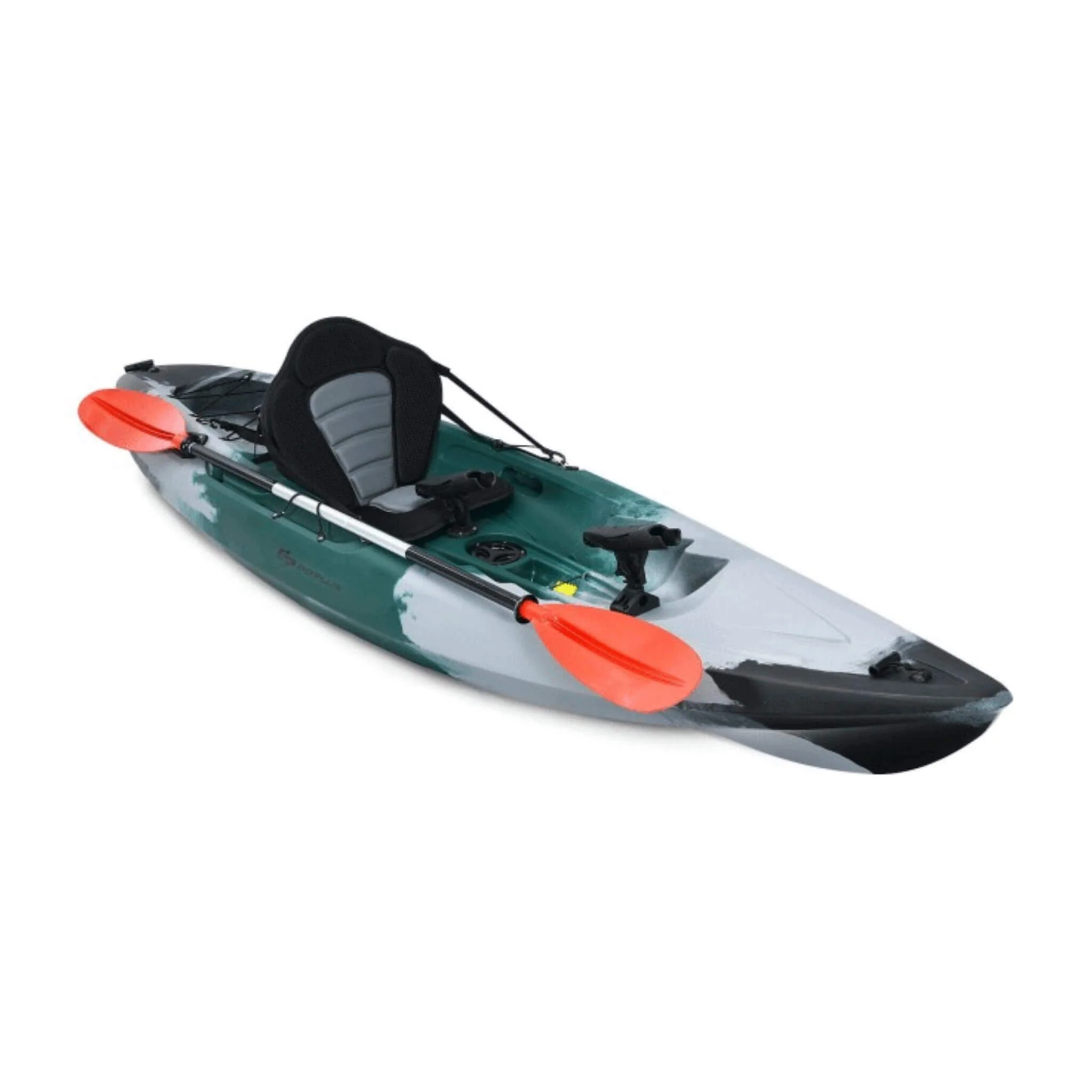 GoPlus 10FT Sit-On-Top Fishing Kayak Canoe With Fishing Rod Holders & Paddle (SAK91720) - Image 5