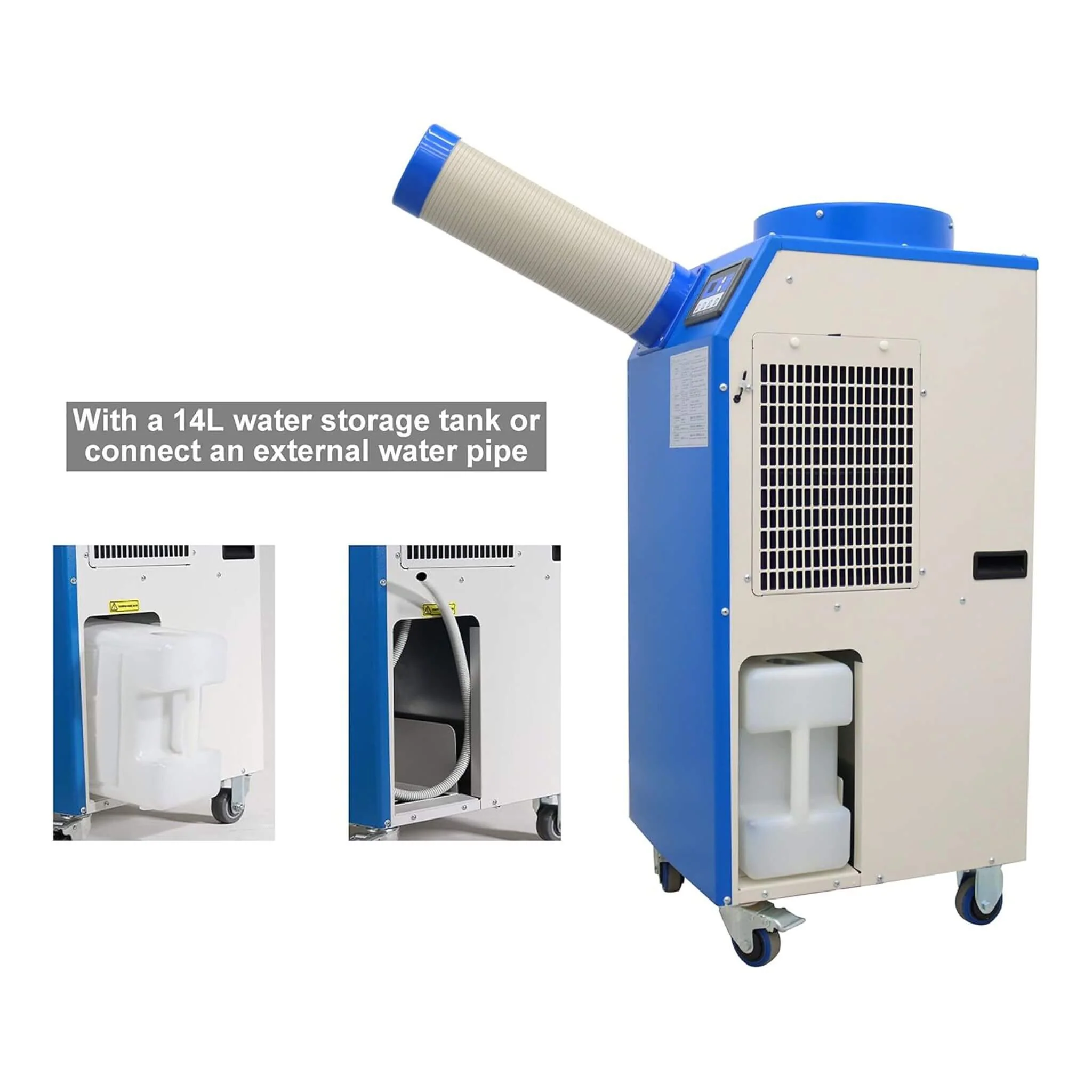 Heavy-Duty 220V Portable 11K BTU Outdoor Industrial Spot Cooler Air Conditioner (SAK59327) - Image 8