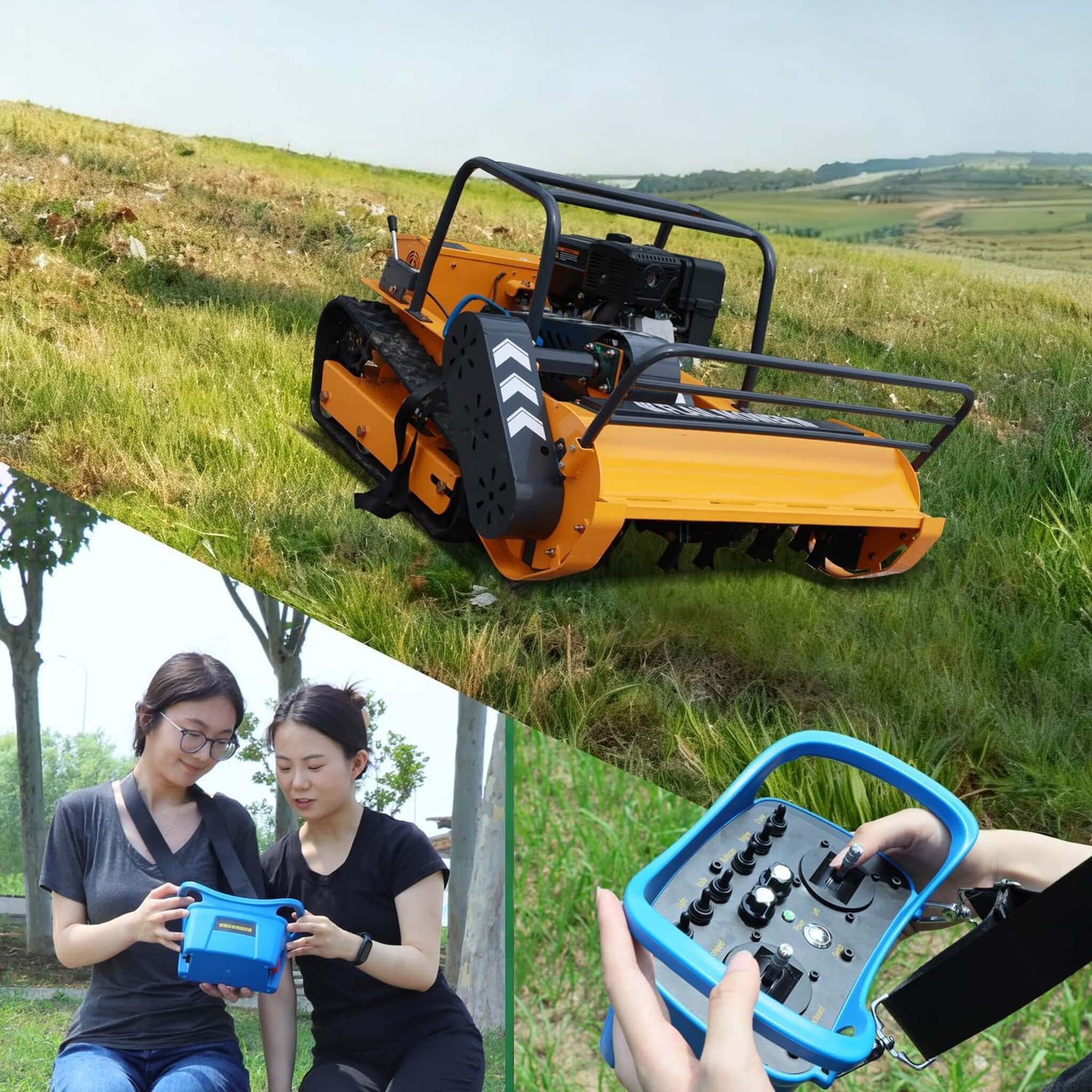 Heavy-Duty 459CC Commercial Remote-Controlled Hybrid Mower (SAK68124) - Image 10