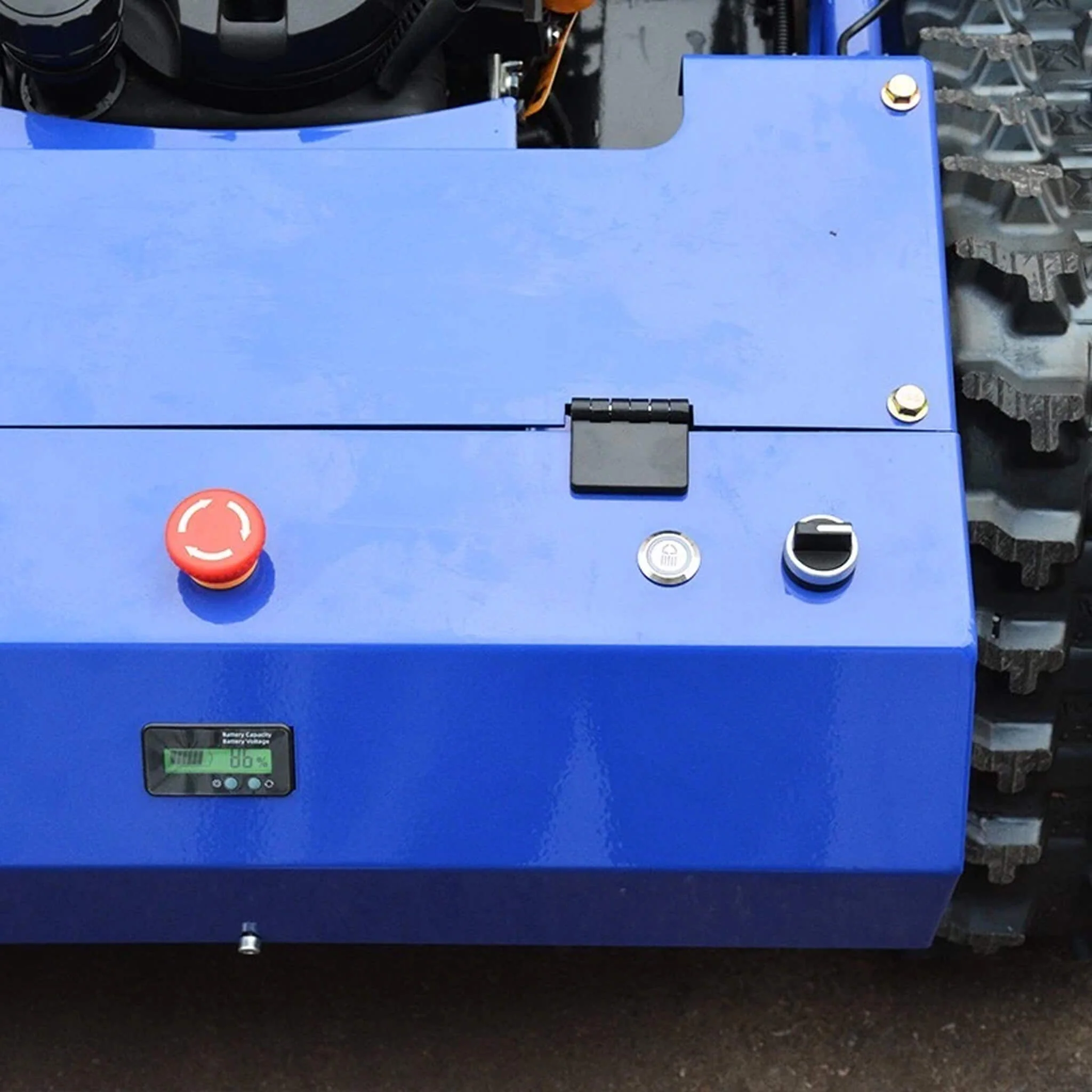 Heavy-Duty 7HP Commercial Remote-Controlled Tracked Gasoline Lawn Mower (SAK94270) - Image 22