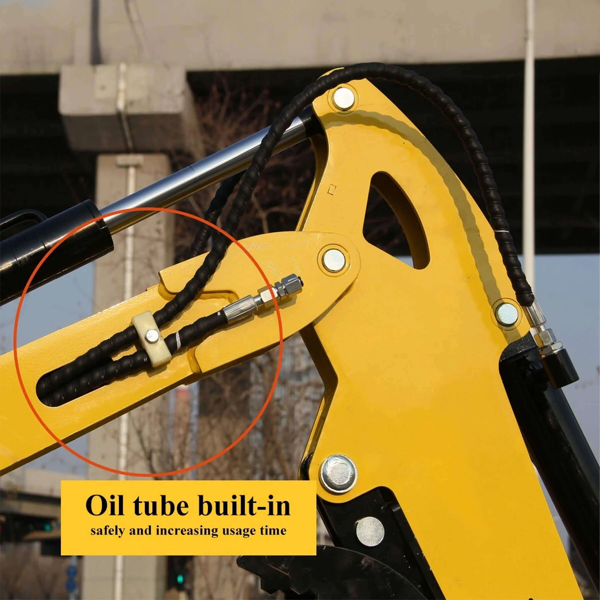 Heavy-Duty Mini 13.5HP 1.0T Excavator Crawler Digger With Bucket (SAK31702) - Image 5