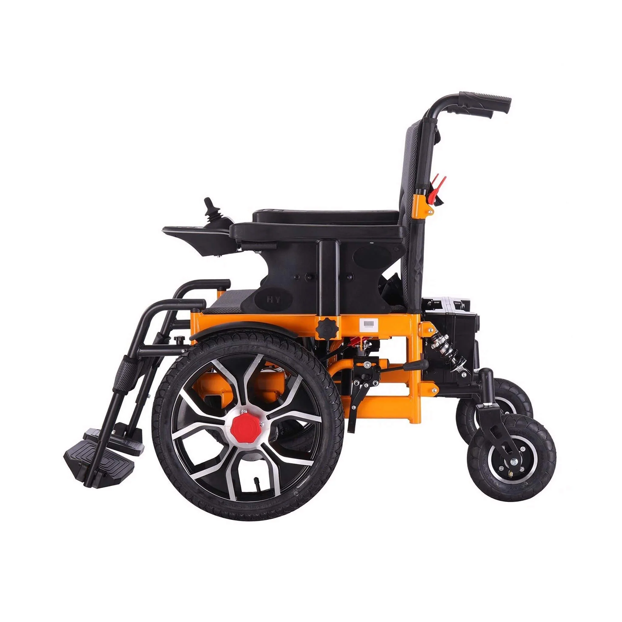 Motivo Heavy-Duty Ultralight All-Terrain Electric Airplane-Approved Foldable Wheelchair, 300LBS (SAK63147) - Image 8