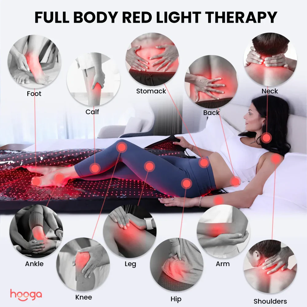 Hooga Red Light Therapy Full-Body Pod With Pulse Functionality And Adjustable Brightness (SAK74182) - Image 7