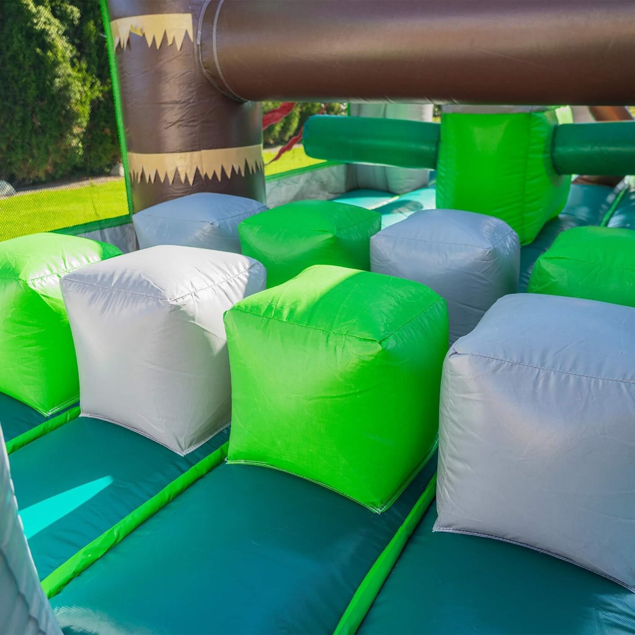 20FT Inflatable Dinosaur Obstacle Course With Blower (SAK90817) - Image 5