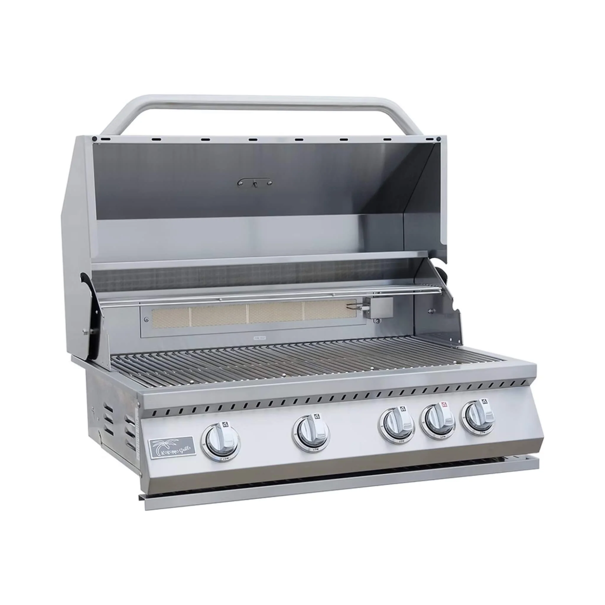 KoKoMo Grills 7FT Straight BBQ Island With Built-In BBQ And Refrigerator [Made-To-Order] (SAK46187) - Image 6
