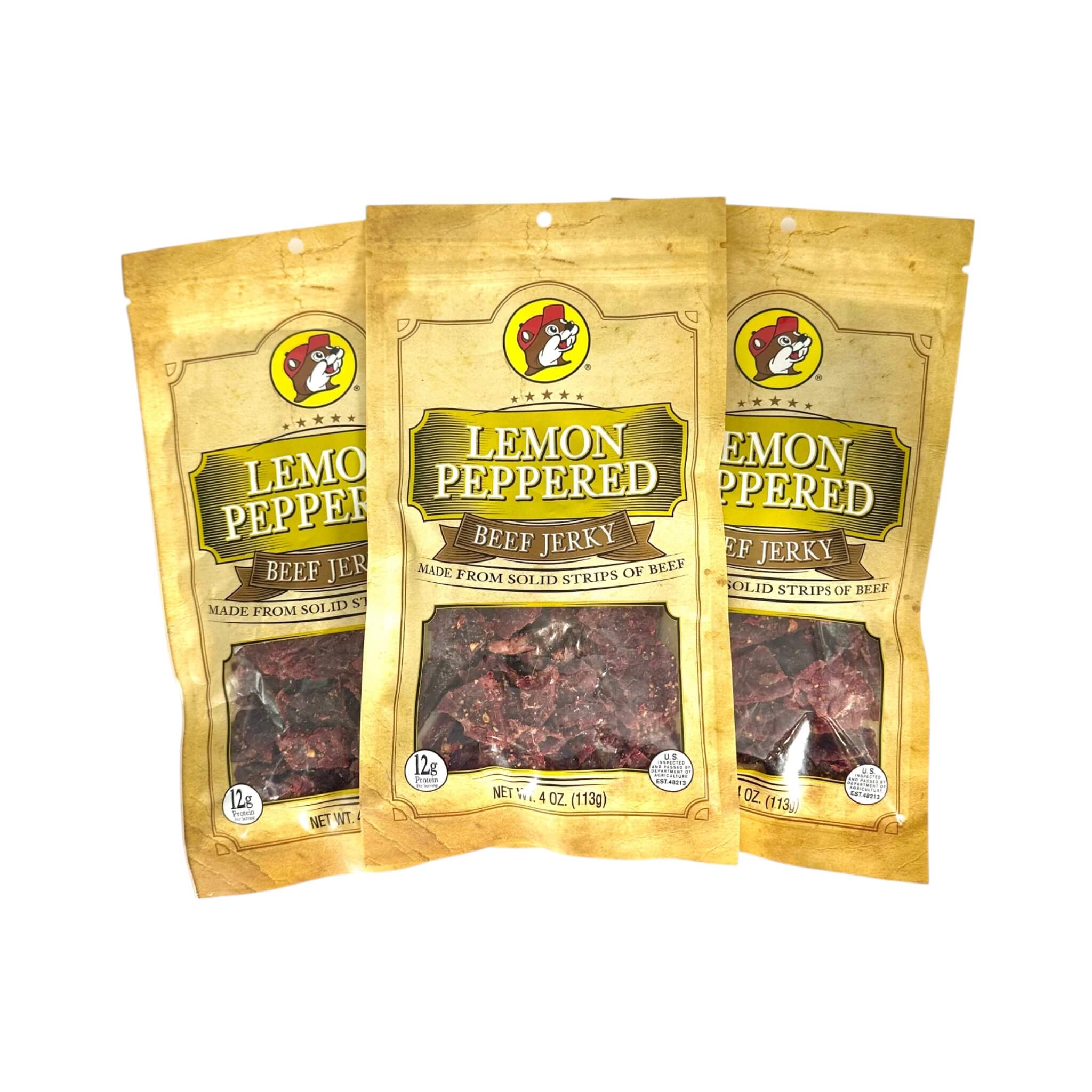 Buc-ee’s Premium Lemon Peppered Beef Jerky (SAK68913) - Image 5