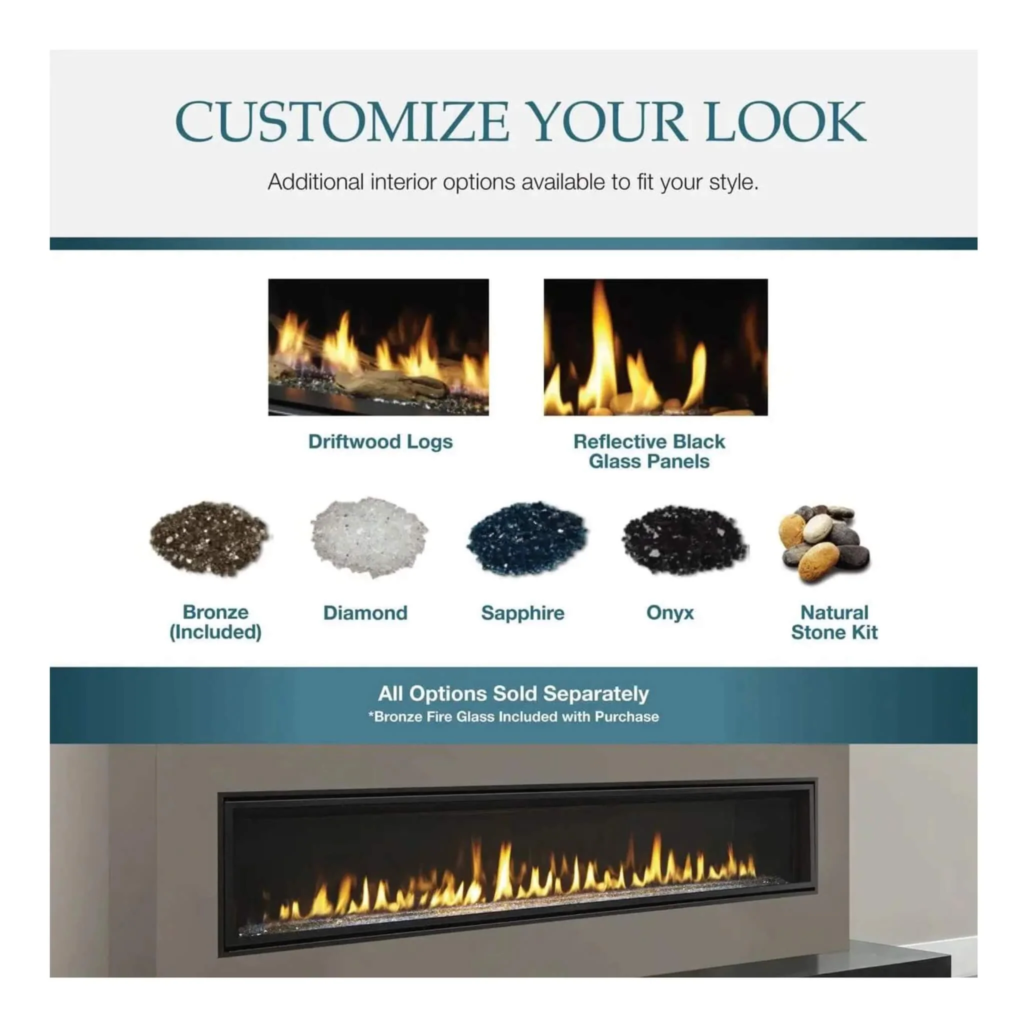 Majestic Echelon II 48-Inch See-Through Direct Vent Fireplace [ECHEL48STIN-C] (SAK69284) - Image 15