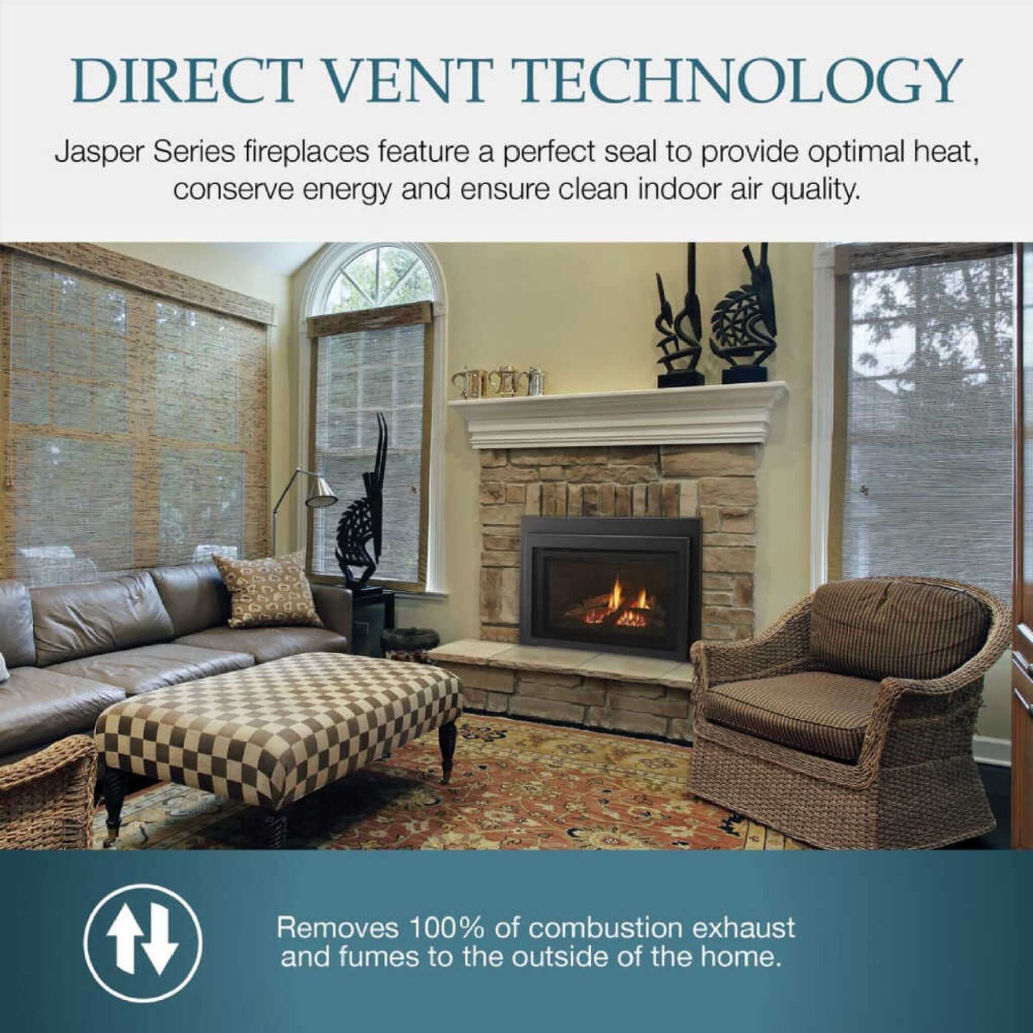 Majestic Jasper 30-Inch Direct Vent Natural Gas Insert [JASPER30IN] (SAK21396) - Image 6