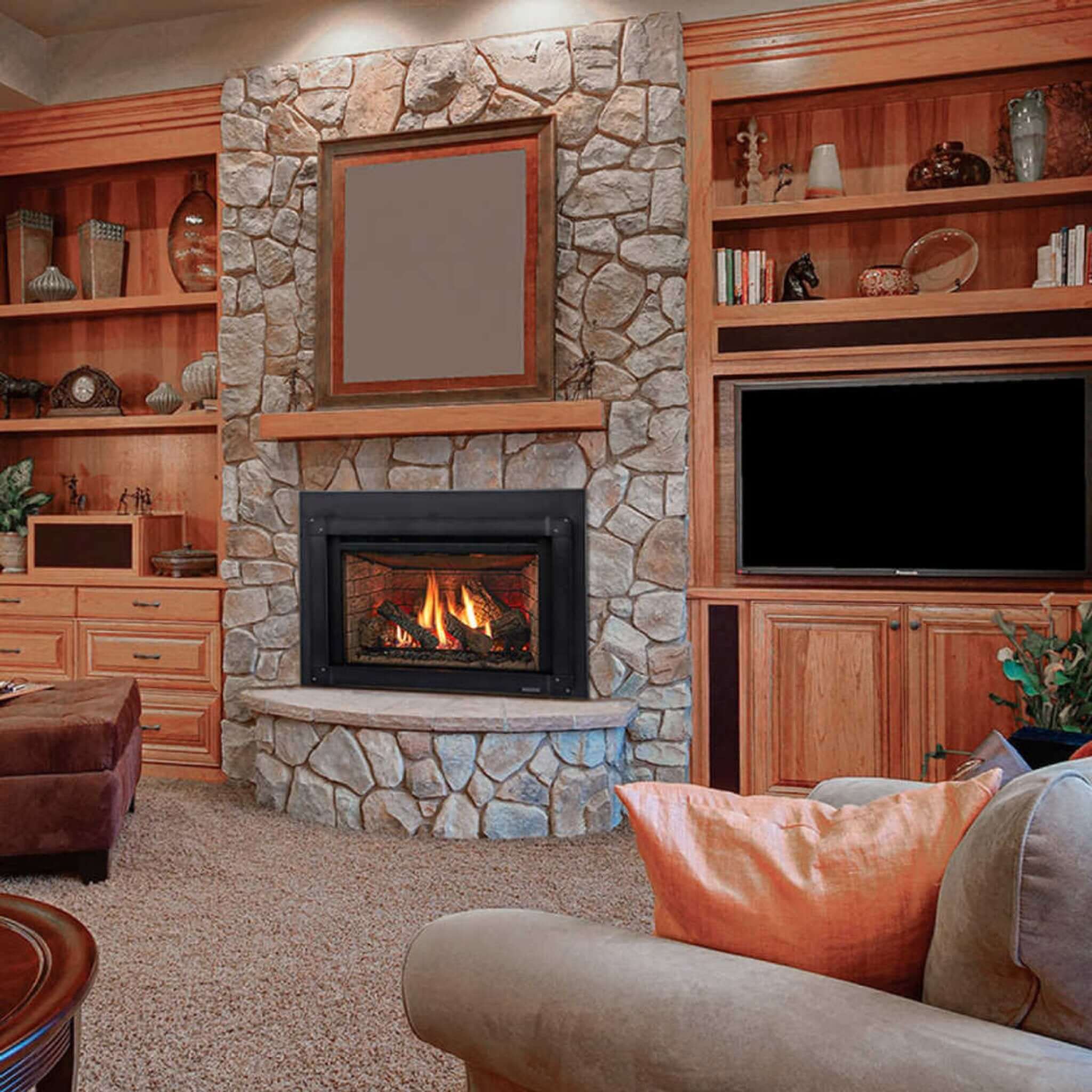 Majestic Meridian 36-Inch Platinum Natural Gas Fireplace [MER36PN] (SAK43751) - Image 5