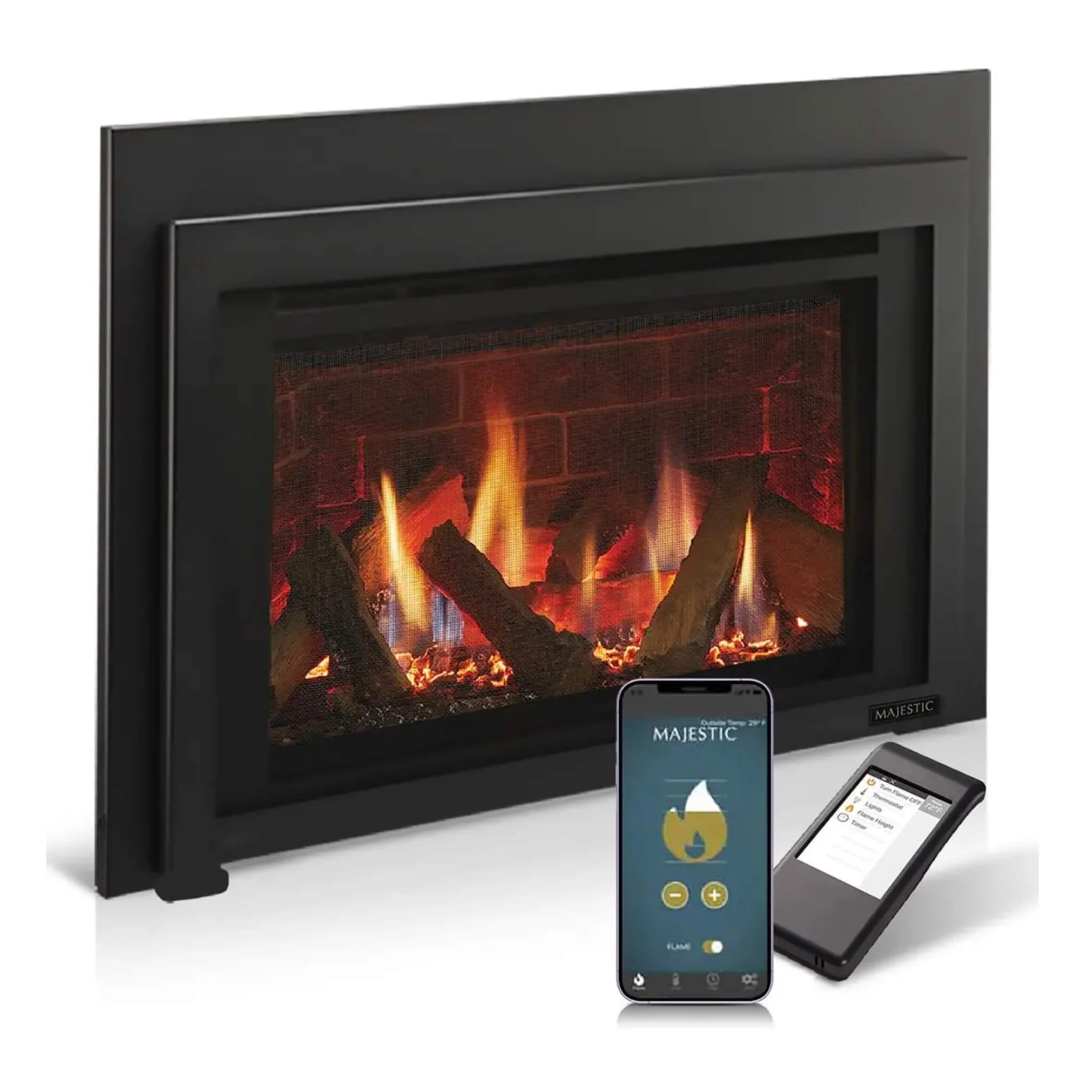 Majestic Ruby 30-Inch Direct Vent Natural Gas Insert With Intellifire Touch Ignition [RUBY30IN] (SAK52891) - Image 4