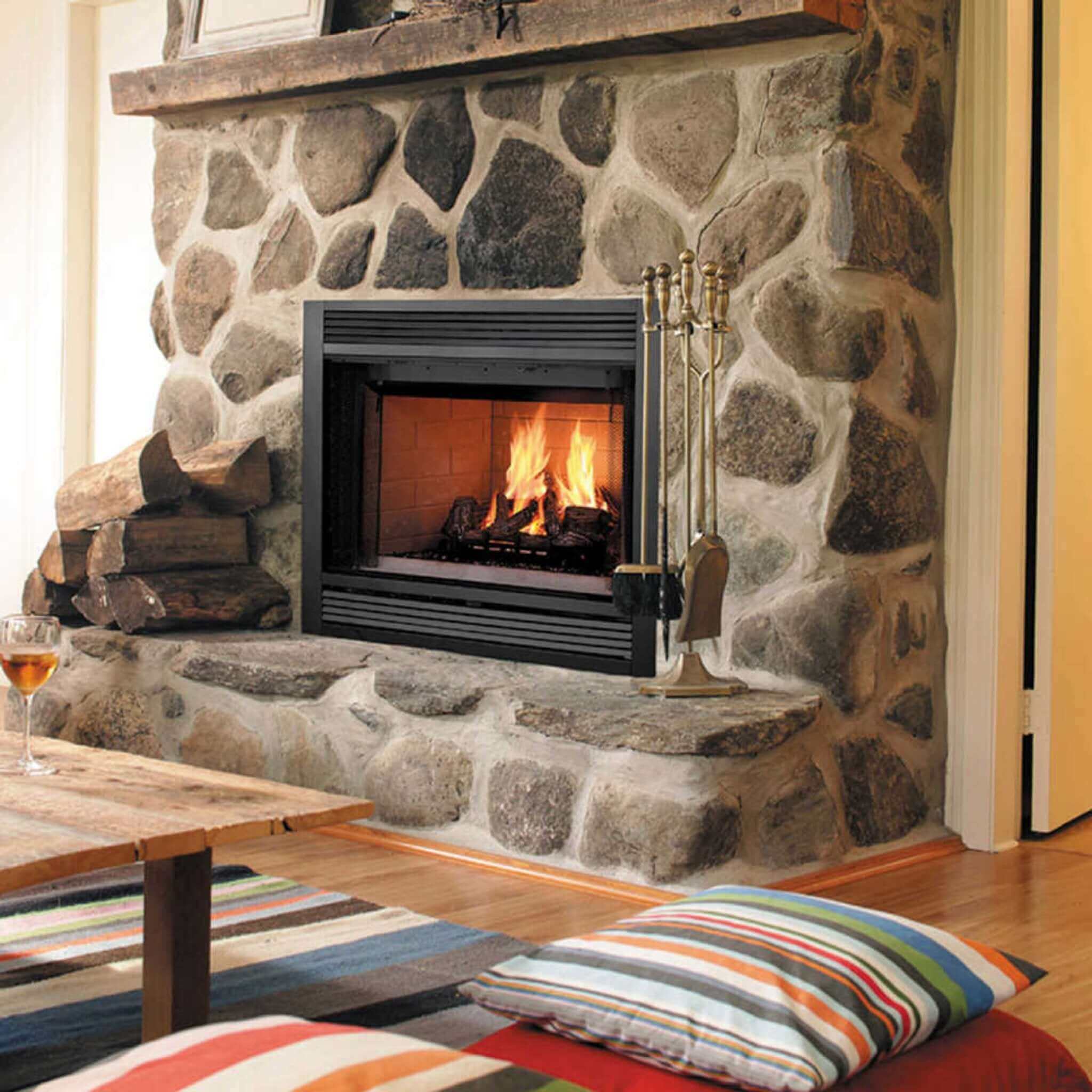 Majestic Sovereign 36-Inch Black Wood Burning Fireplace [SA36R/C] (SAK61347) - Image 6