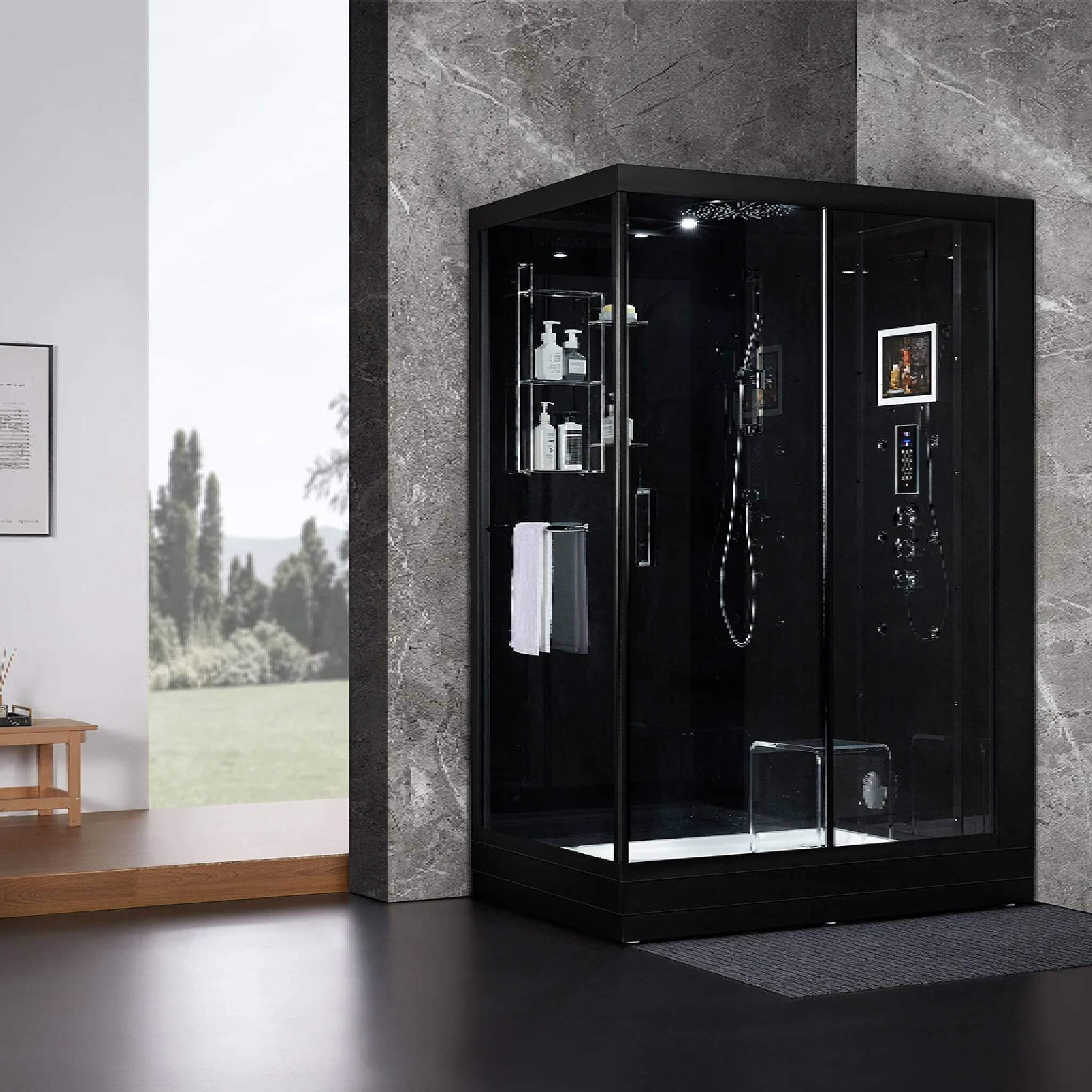 Maya Bath Platinum Anzio Steam Shower With Ozone Sterilization System (SAK15942) - Image 6