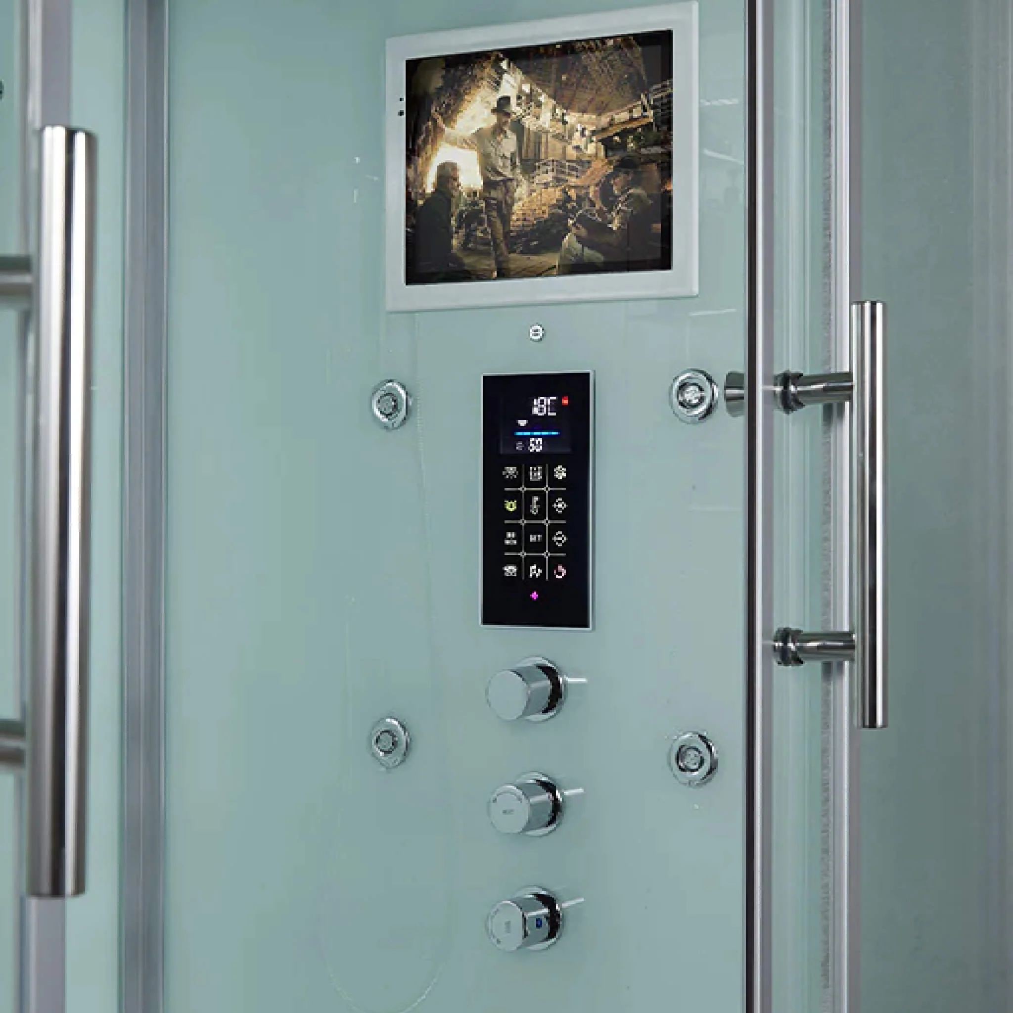 Maya Bath Platinum Catania Steam Shower With 6 Acupuncture Jets (SAK42985) - Image 5