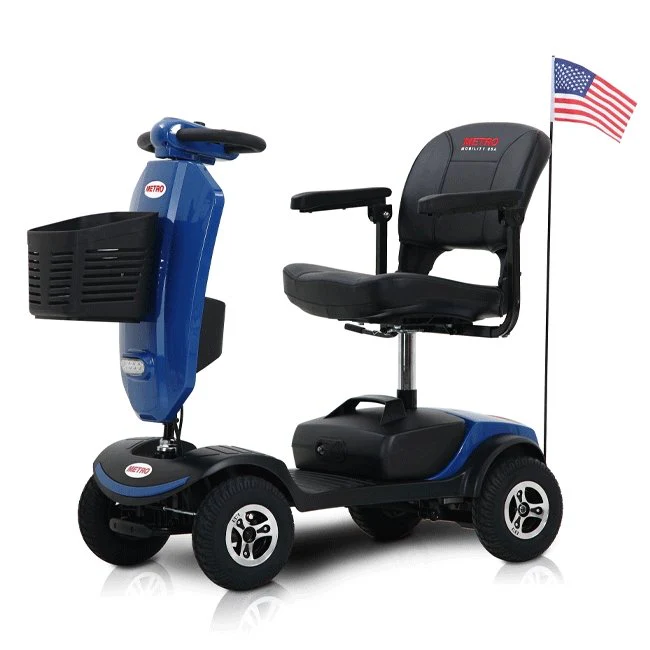 Metro Mobility Patriot Electric All-Terrain Folding Mobility Medical Scooter (SAK97421) - Image 22