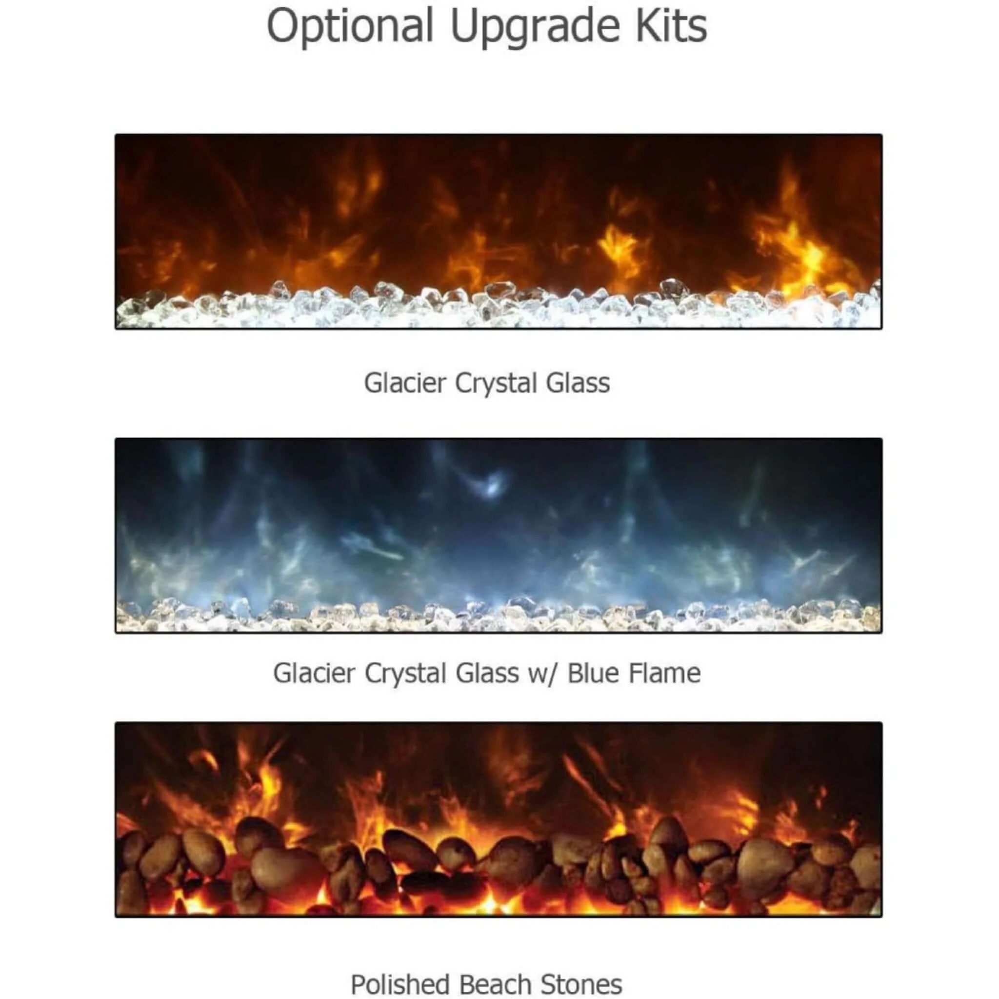 Modern Flames Ambiance 60-Inch Built-In Electric Fireplace With LED Flame Technology [AL60CLX2-G] (SAK12890) - Image 8