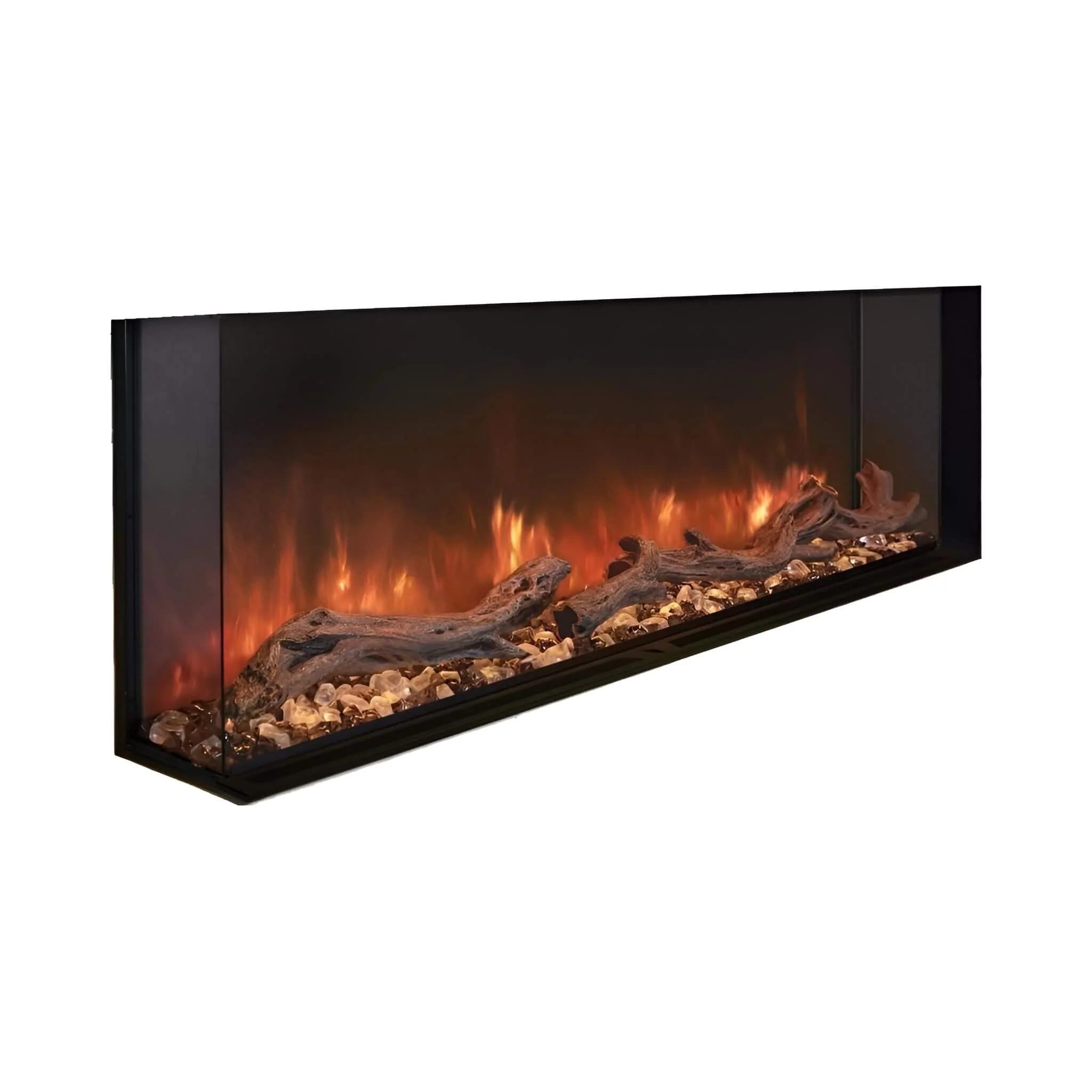 Modern Flames Landscape Pro Multi 56-Inch Linear Multi-Sided Electric Fireplace With Hybrid Flame Technology [LPM-5616V2] (SAK67390) - Image 3