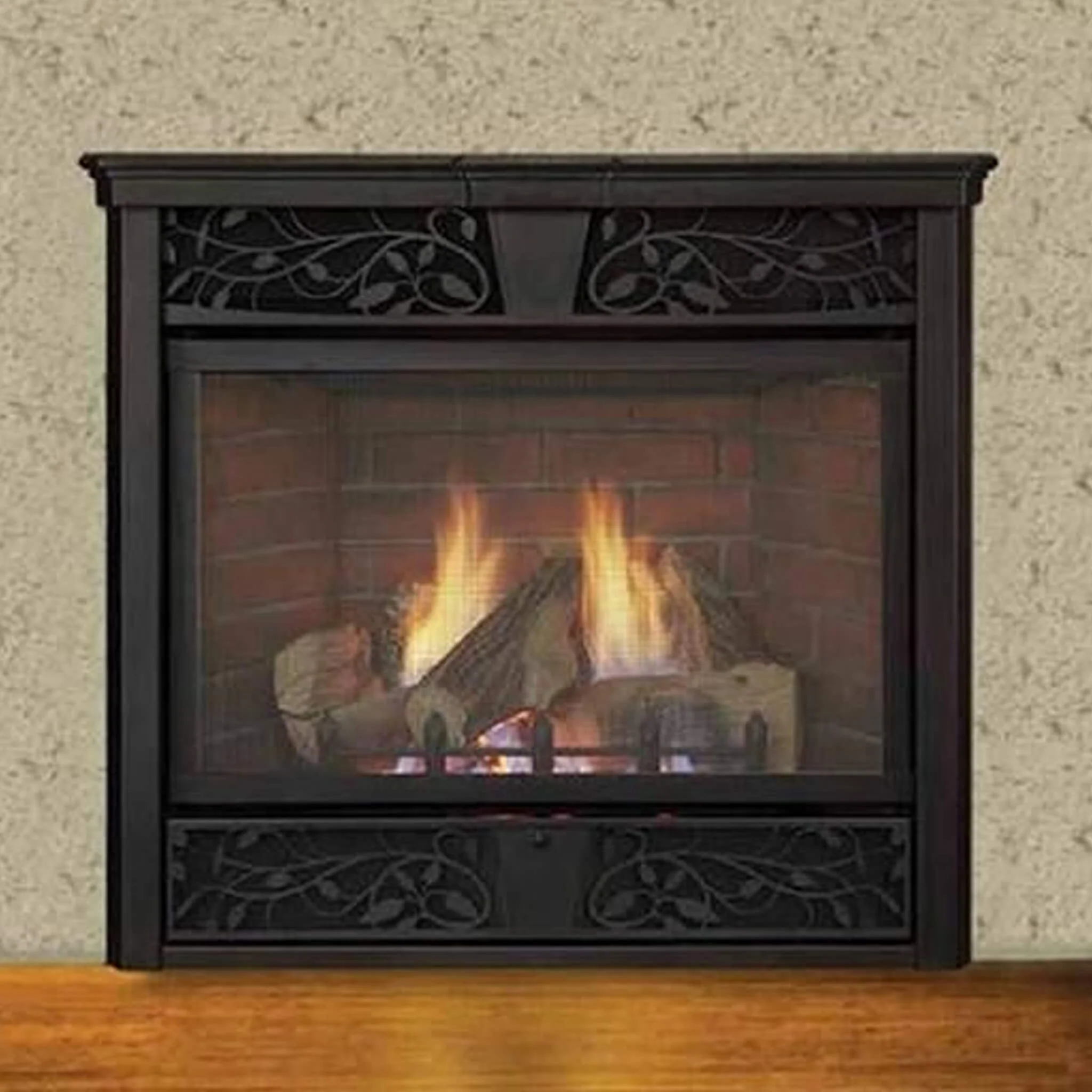Monessen Symphony 32-Inch Vent-Free Traditional Fireplace With Control System [VFC32L] (SAK87014) - Image 3