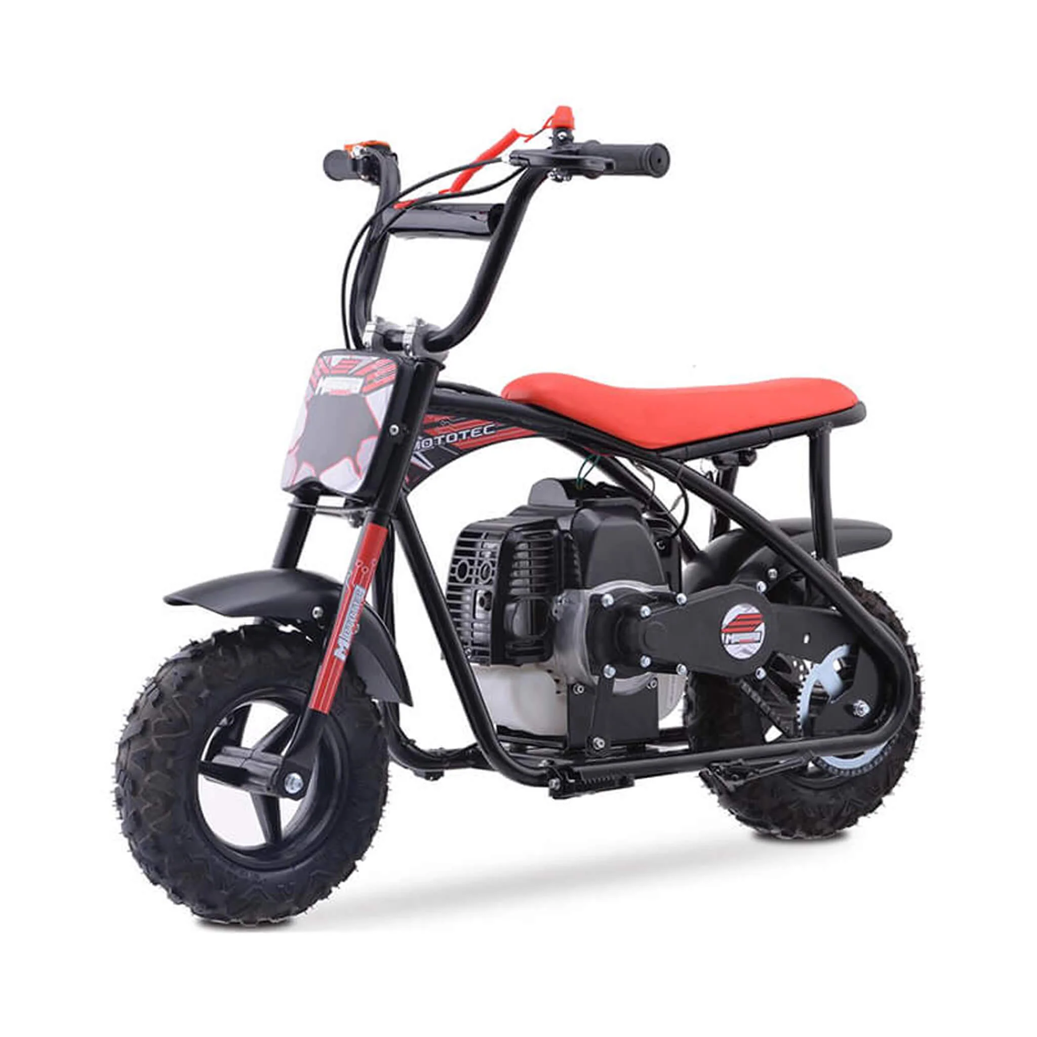 MotoTec Bandit 52CC 2-Stroke Kids Gas Mini Bike (SAK58568) - Image 6