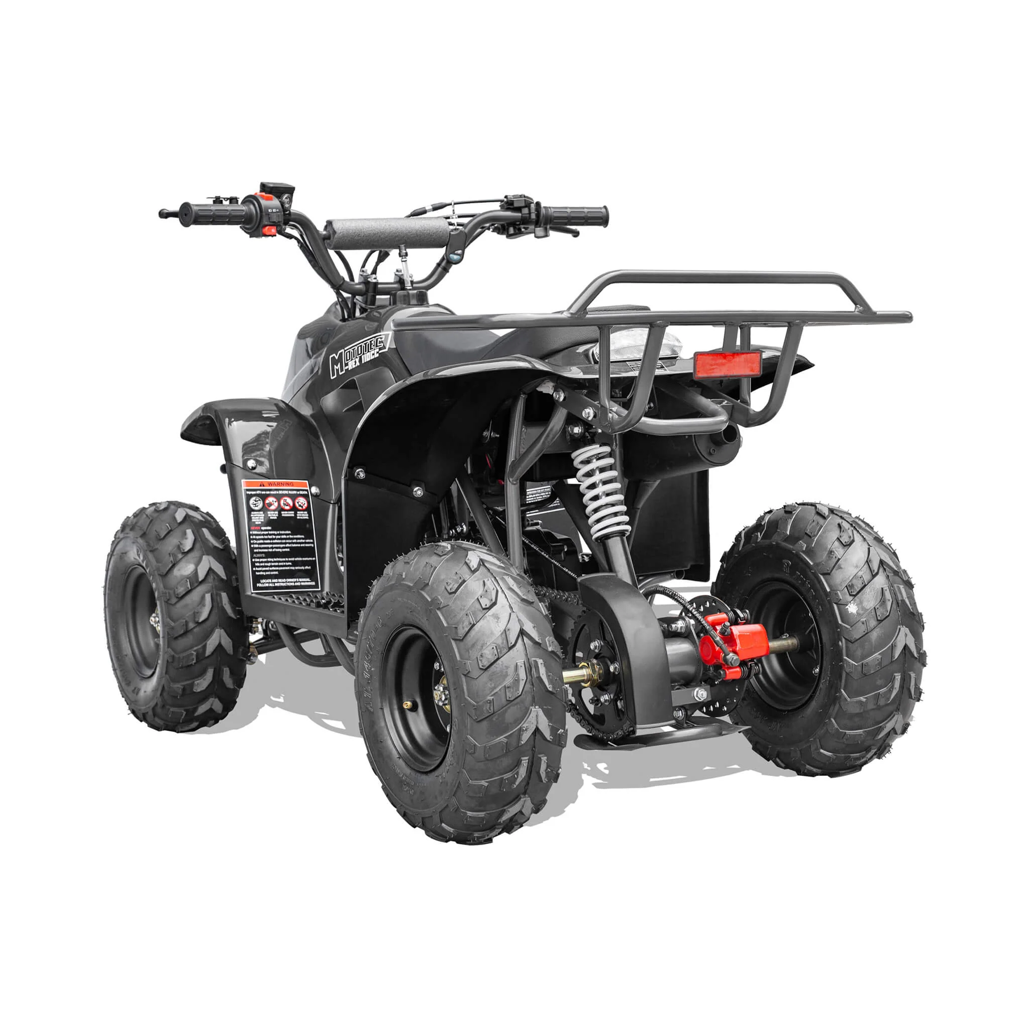 MotoTec Rex 110CC 4-Stroke Mini Kids 4 Wheeler Gas ATV Quad (SAK24197) - Image 5
