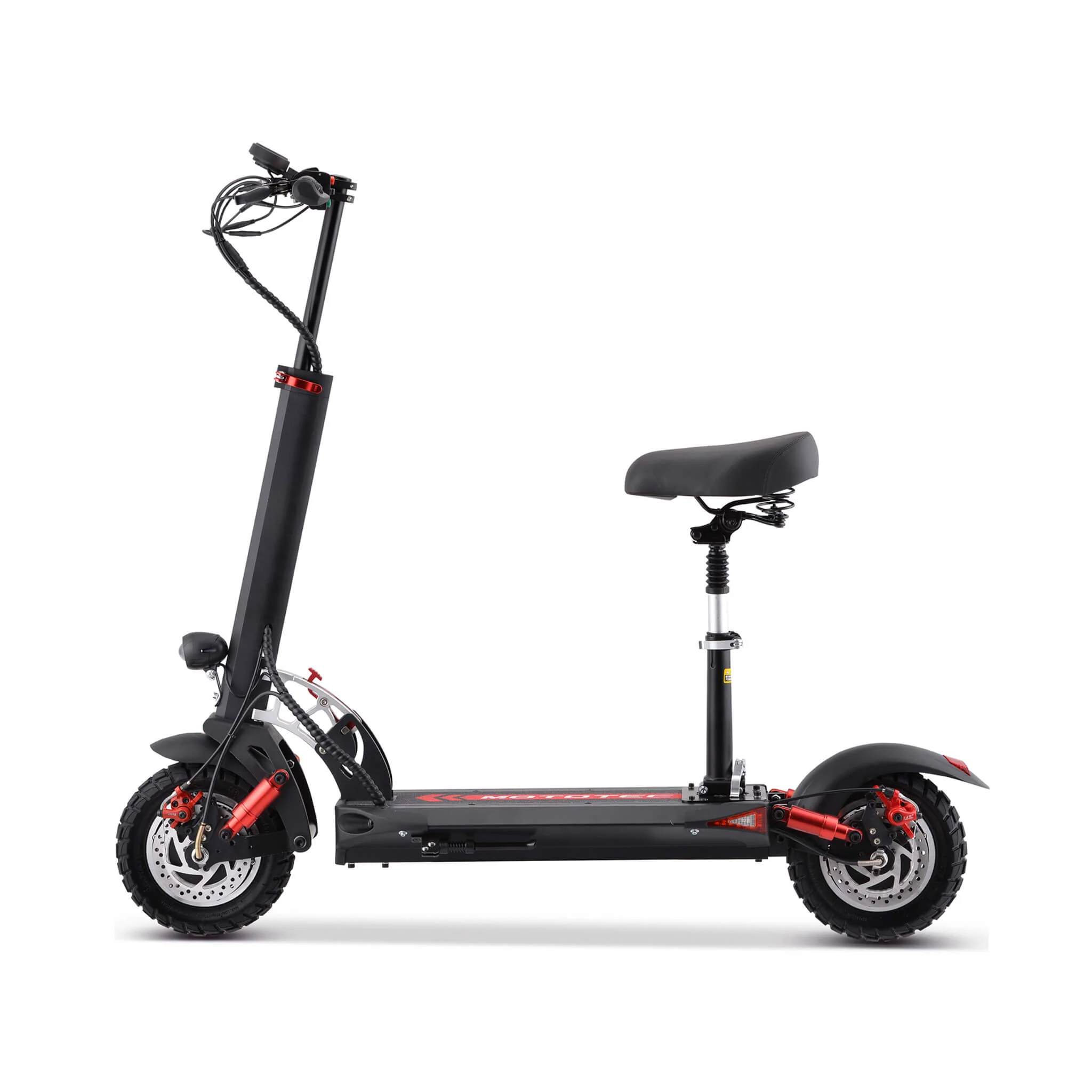 MotoTec Thor 60V/18AH 2400W Lithium Electric Scooter With Seat (SAK10583) - Image 3