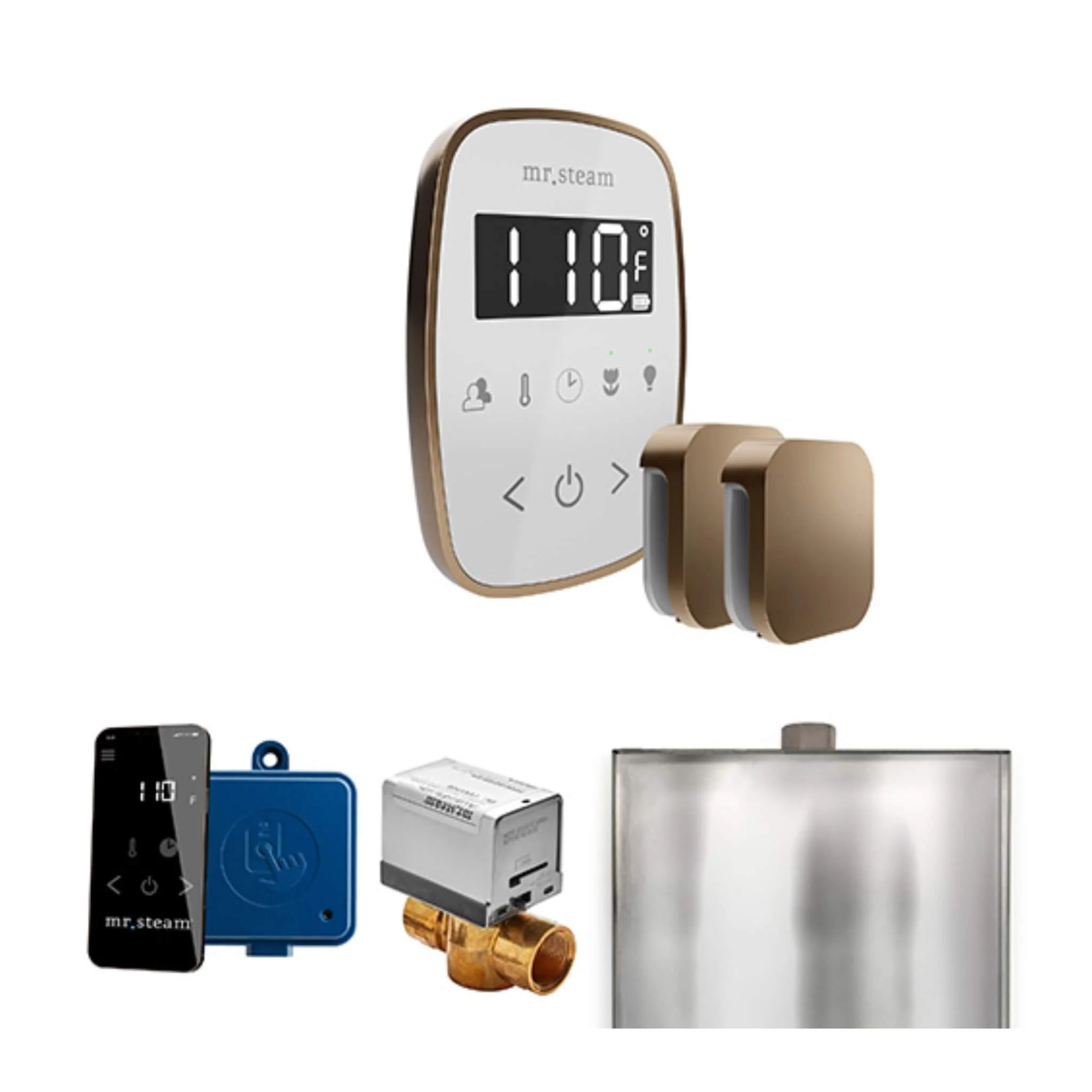 Mr.Steam ButlerFlex Steam Shower Control Package W/ TempoFlex Control & Aroma SteamHeads (SAK92375) - Image 13