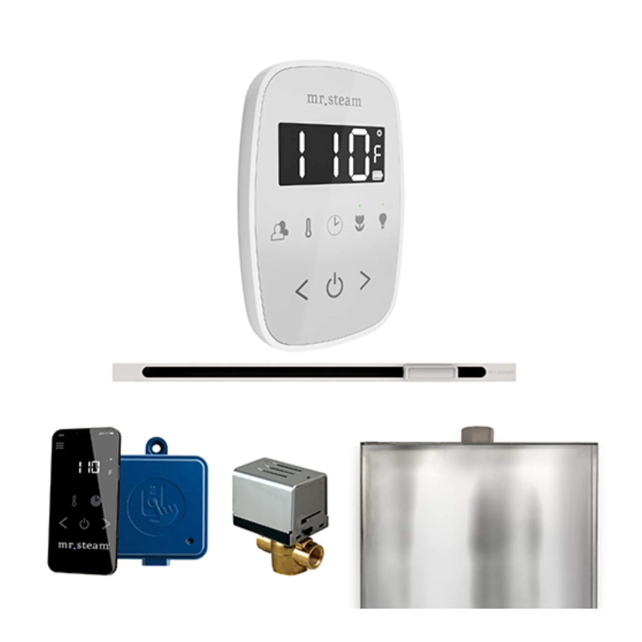 Mr.Steam ButlerFlex Steam Shower Control Package W/ TempoFlex Control & Linear SteamHead (SAK84713) - Image 26